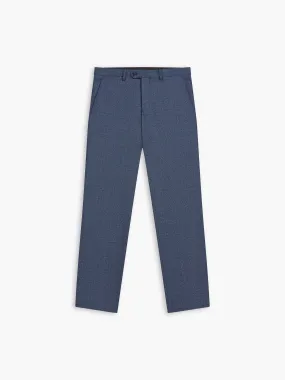 Joel Polywool Skinny Blue Sharkskin Suit Trouser