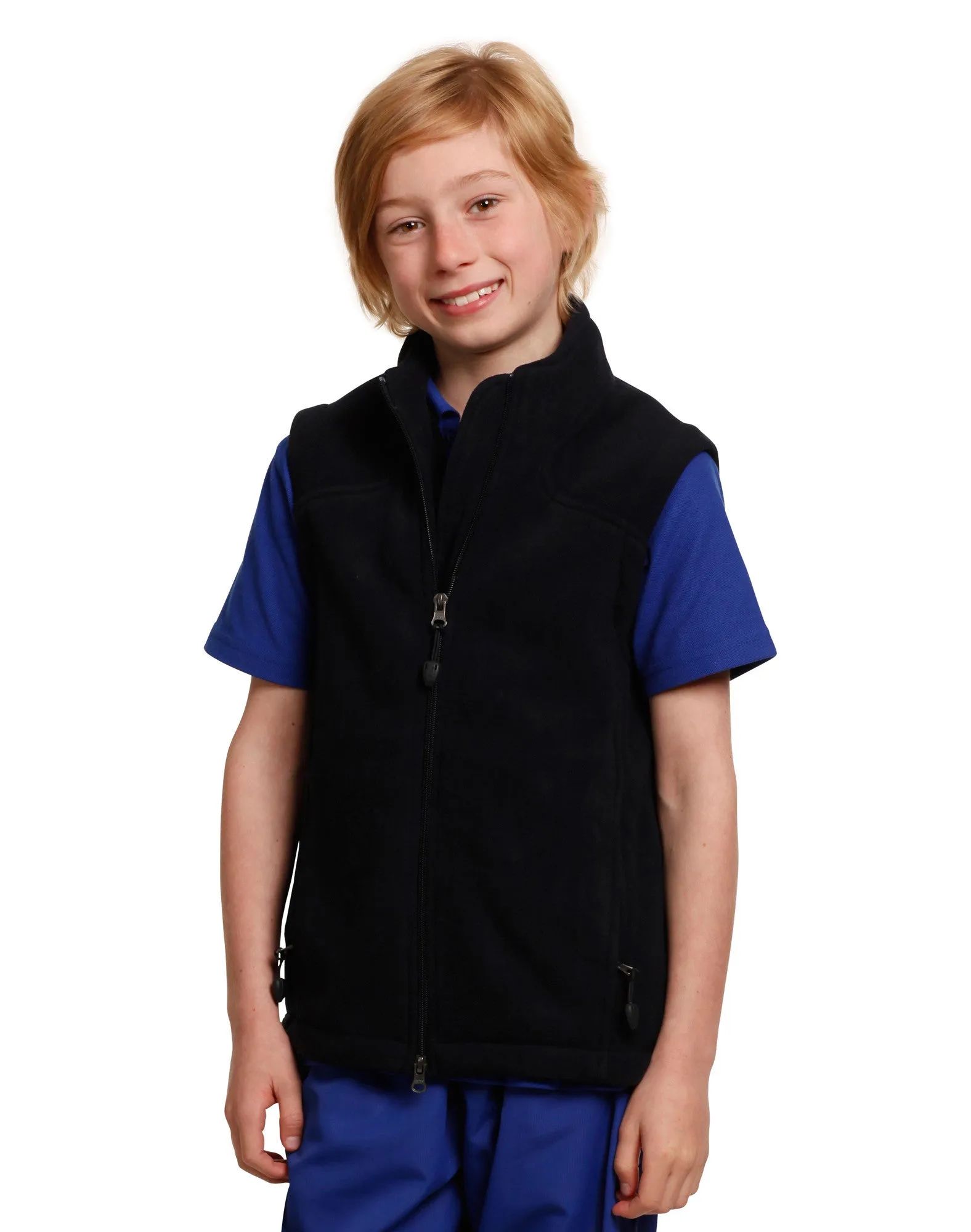 Kids Bonded Fleece Diamond Vest