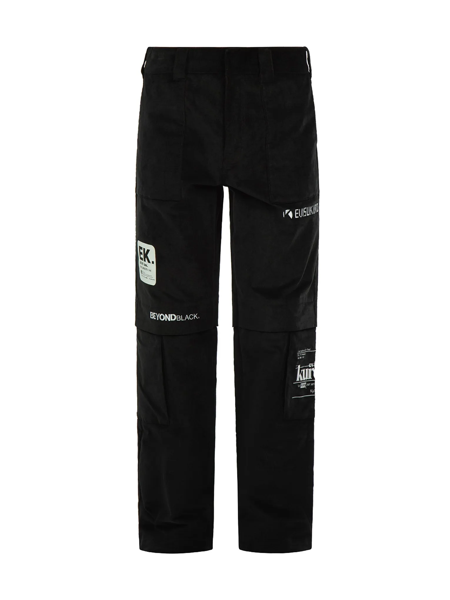 Logo Embroidered Corduroy Worker Pants