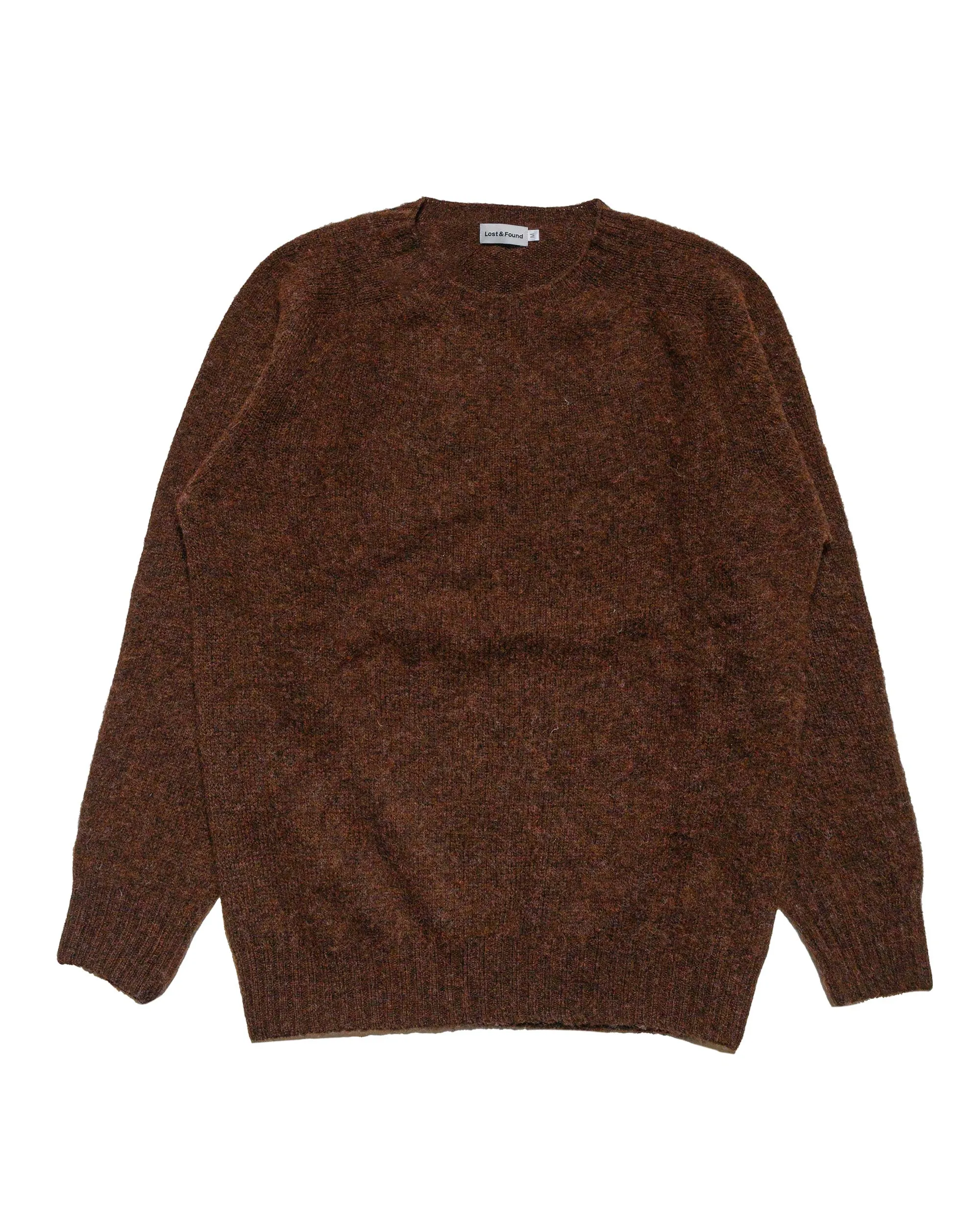 Lost & Found Shaggy Sweater Coffee