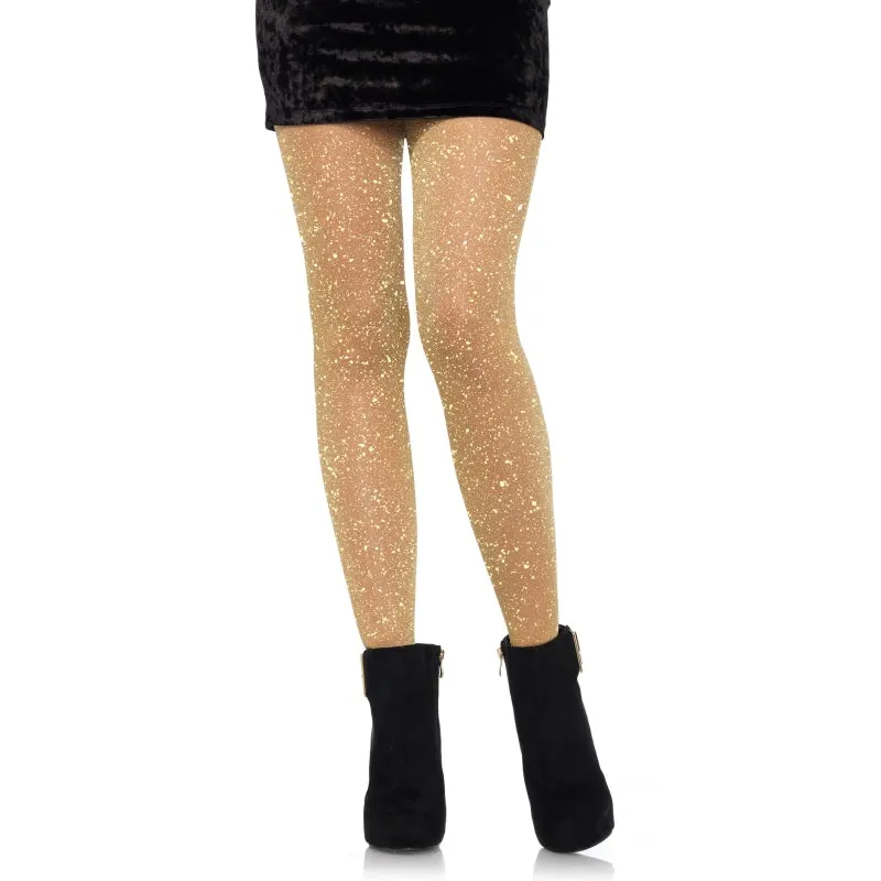 Lurex Tights - One Size - Gold