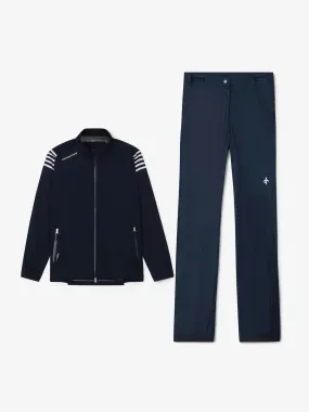 M Hurricane Rain Jacket Pants Navy Bundle