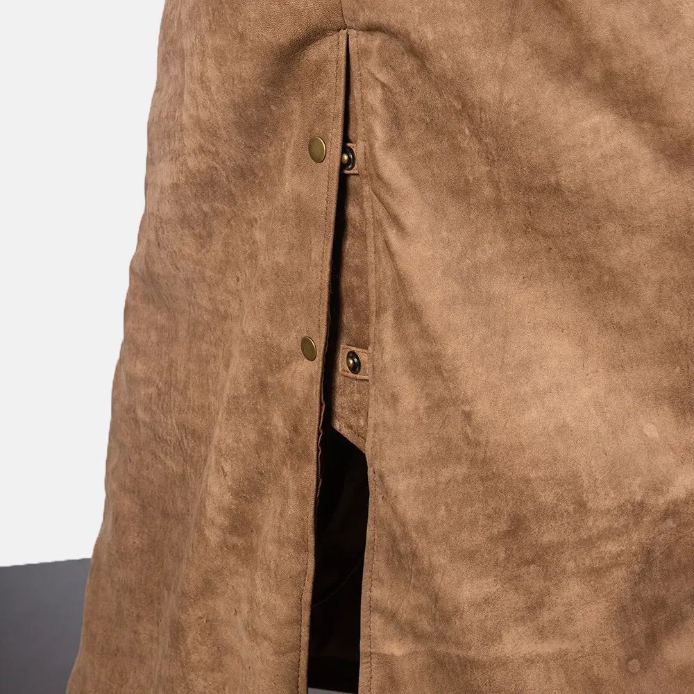 Maverick Brown Leather Duster