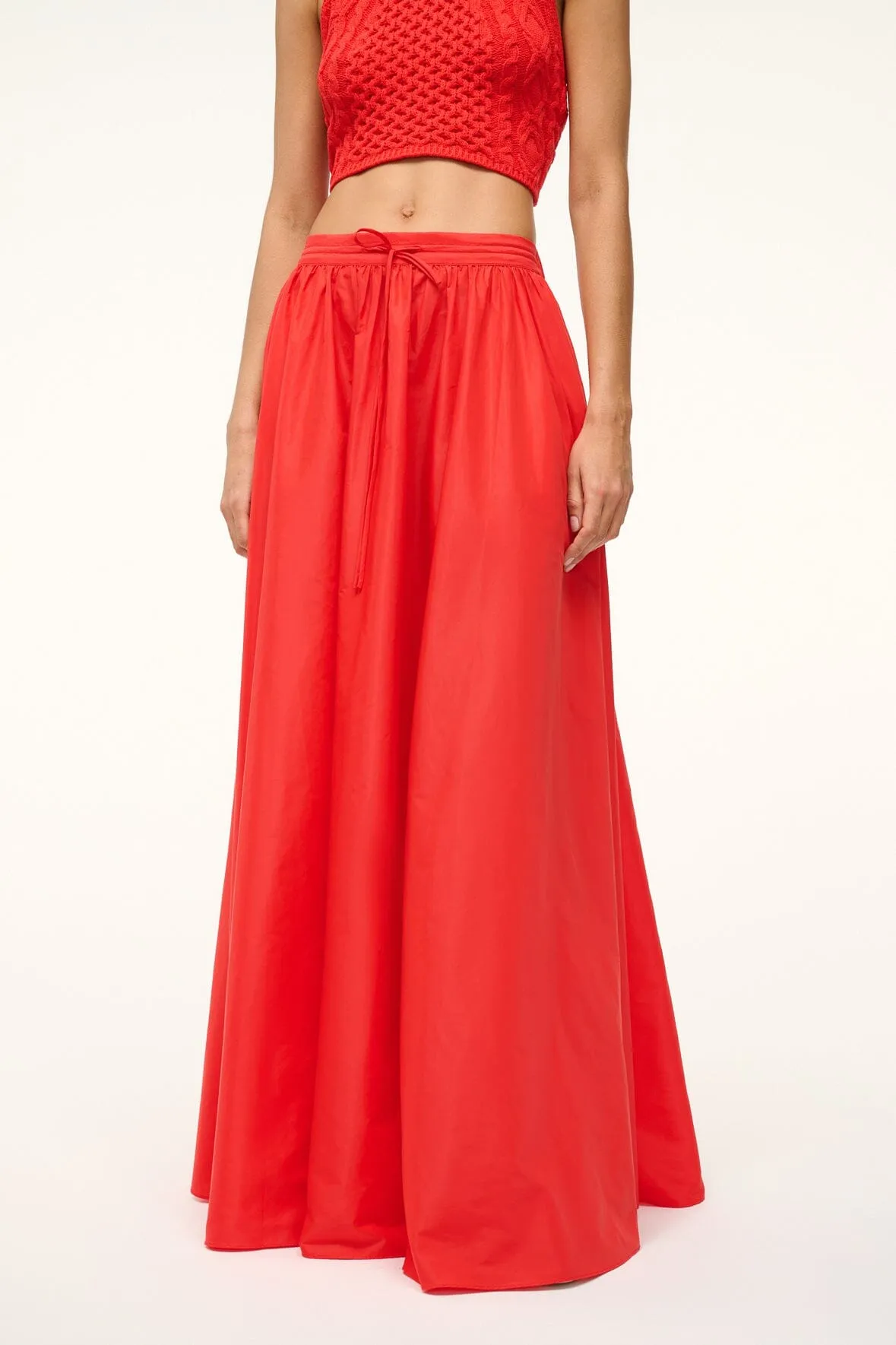 MAXI EDEN SKIRT | RED ROSE