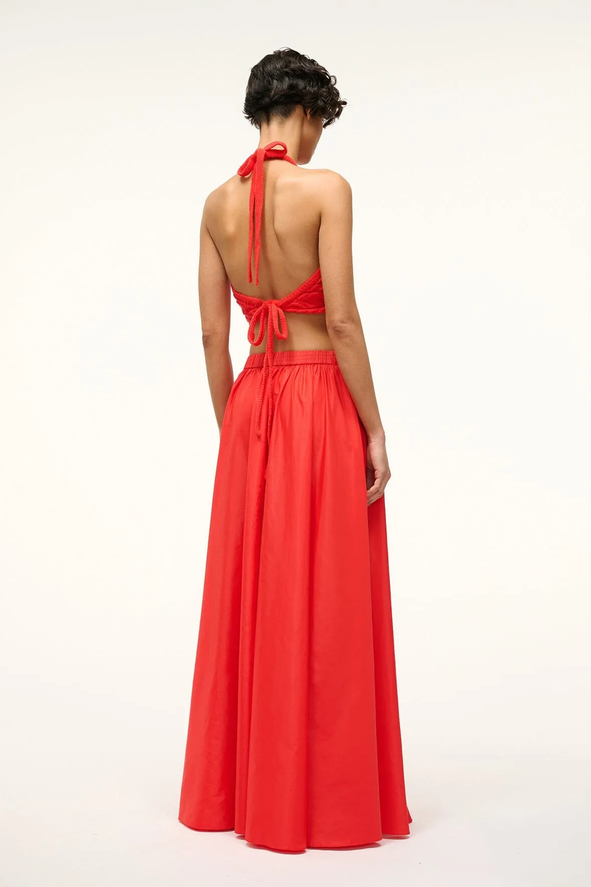 MAXI EDEN SKIRT | RED ROSE