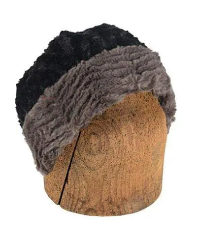 Men's Beanie Hat, Reversible - Chevron Faux Fur (SOLD OUT)