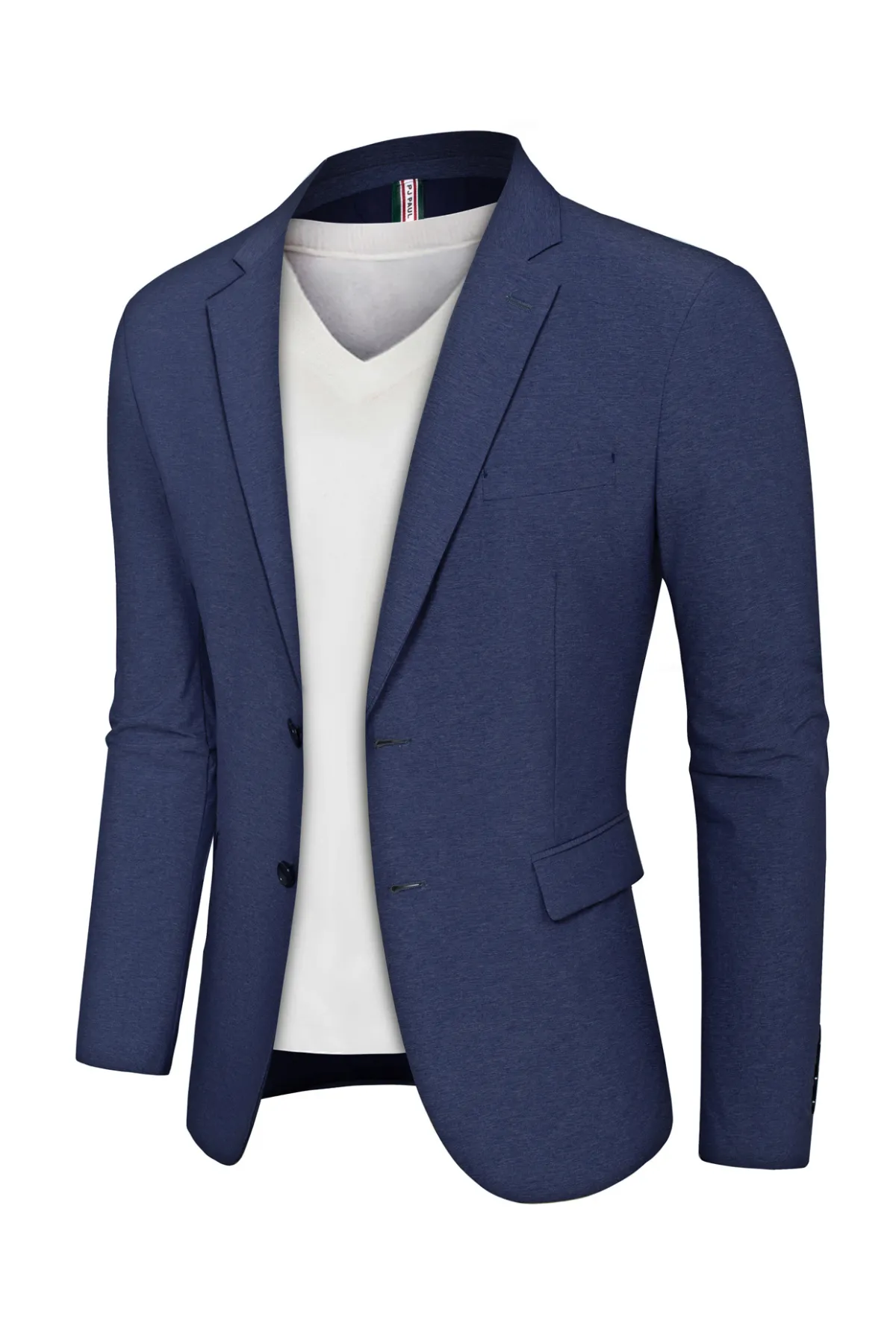 Men's Stretch Blazer Casual Suit Jackets Wrinlke Free Lightweight Sport Coats