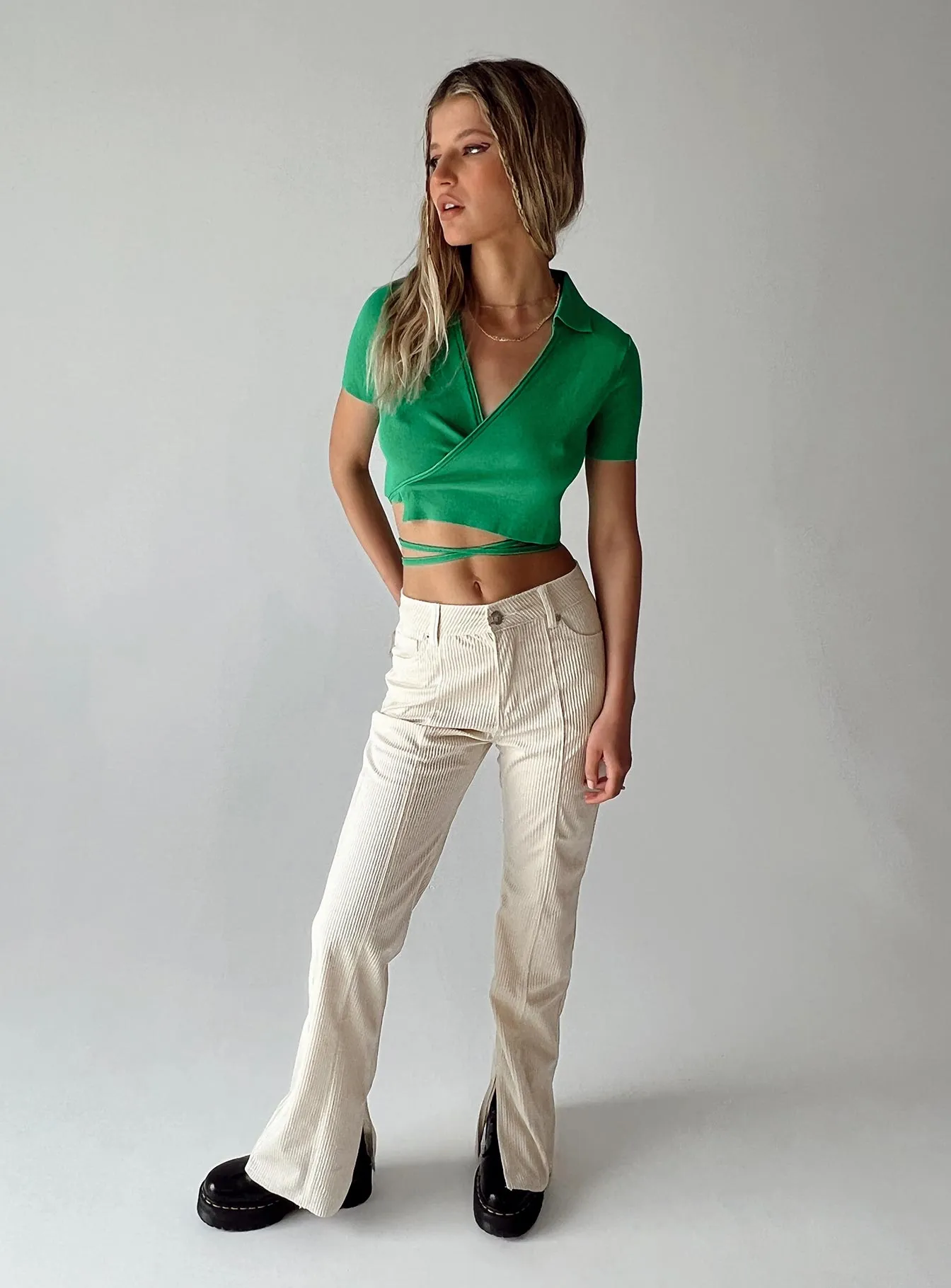 Michael Cord Pants Beige