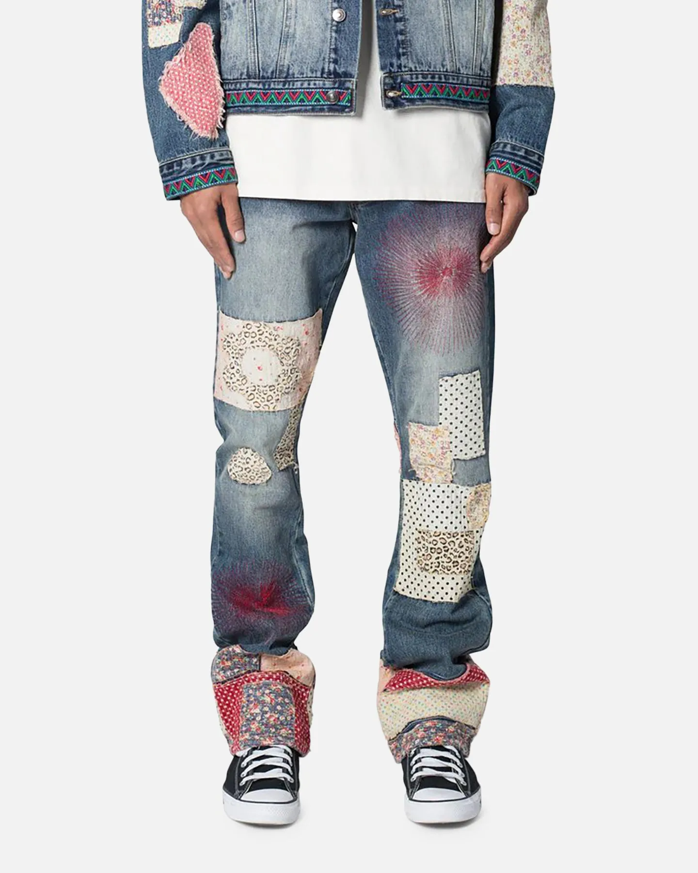 MNML B387 Rugged Flare Denim Jeans Multi