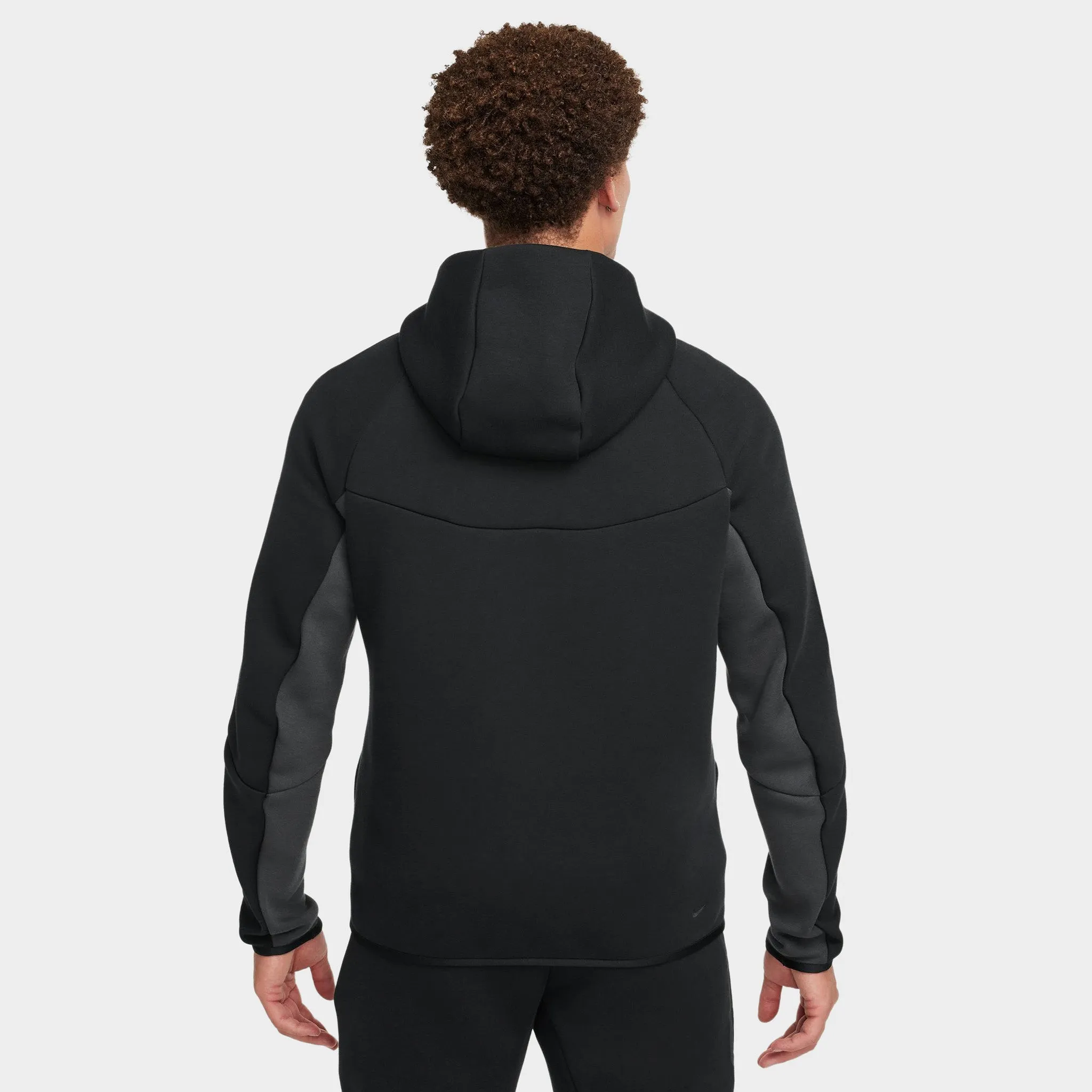 Nike Tech Fleece Full-Zip Windrunner Hoodie Black / Anthracite / Green Strike