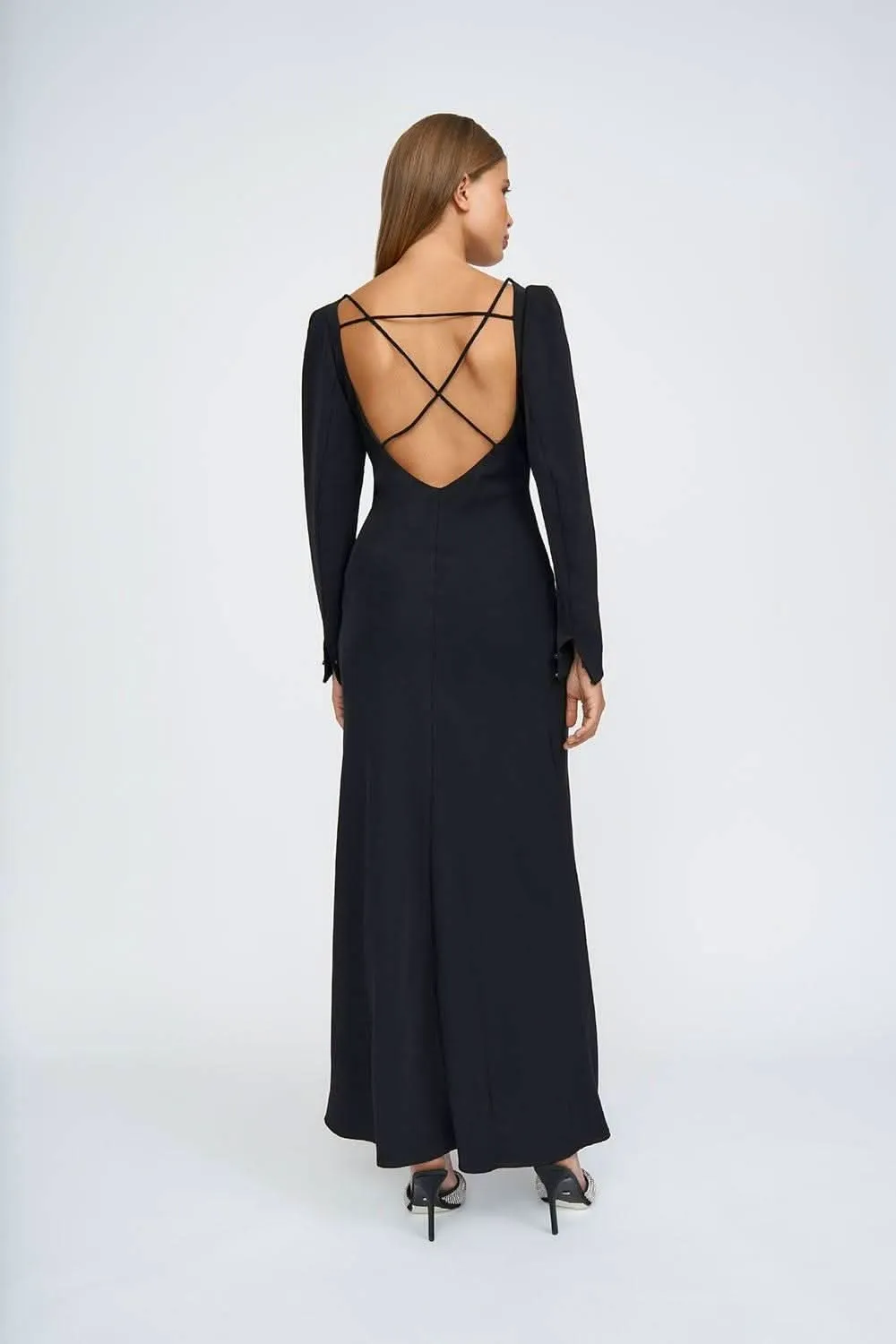 Olivia Strap Back Full Length Dress