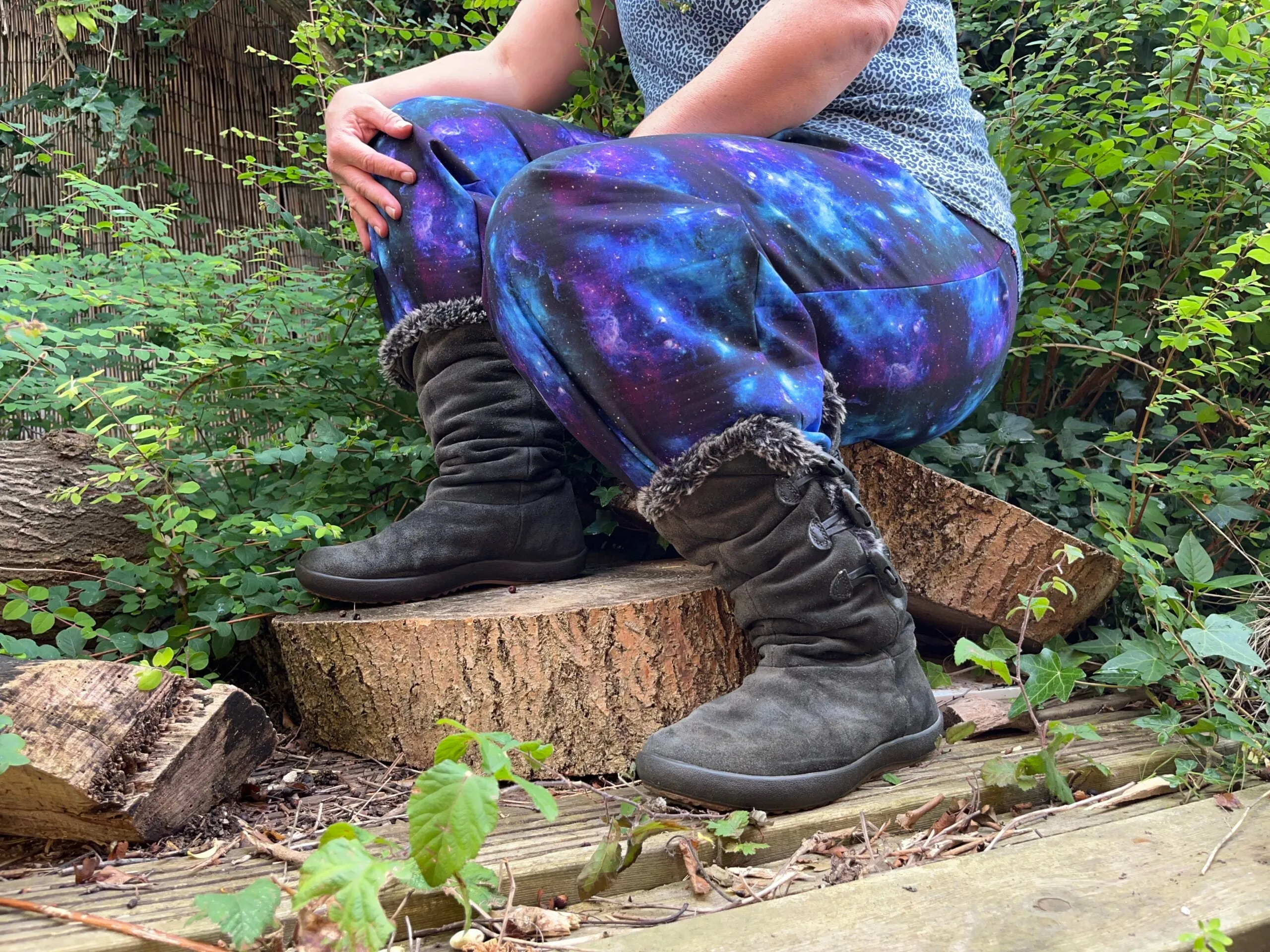 PDF Pattern - Free Range Fun Over Trousers - Adult Female/Curve Fit | Waves & Wild