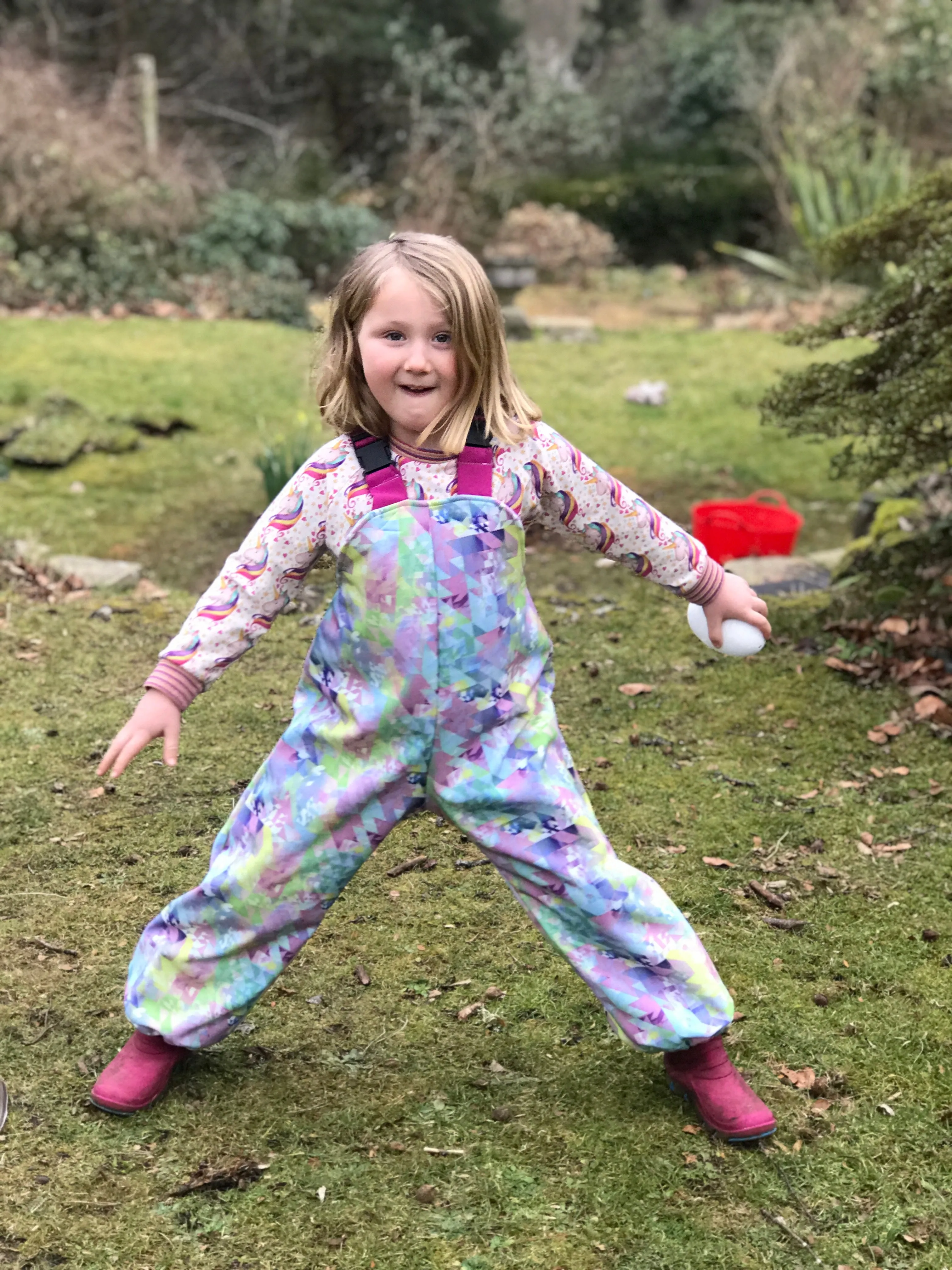 PDF Pattern - Free Range Fun Over Trousers - Child | Waves & Wild