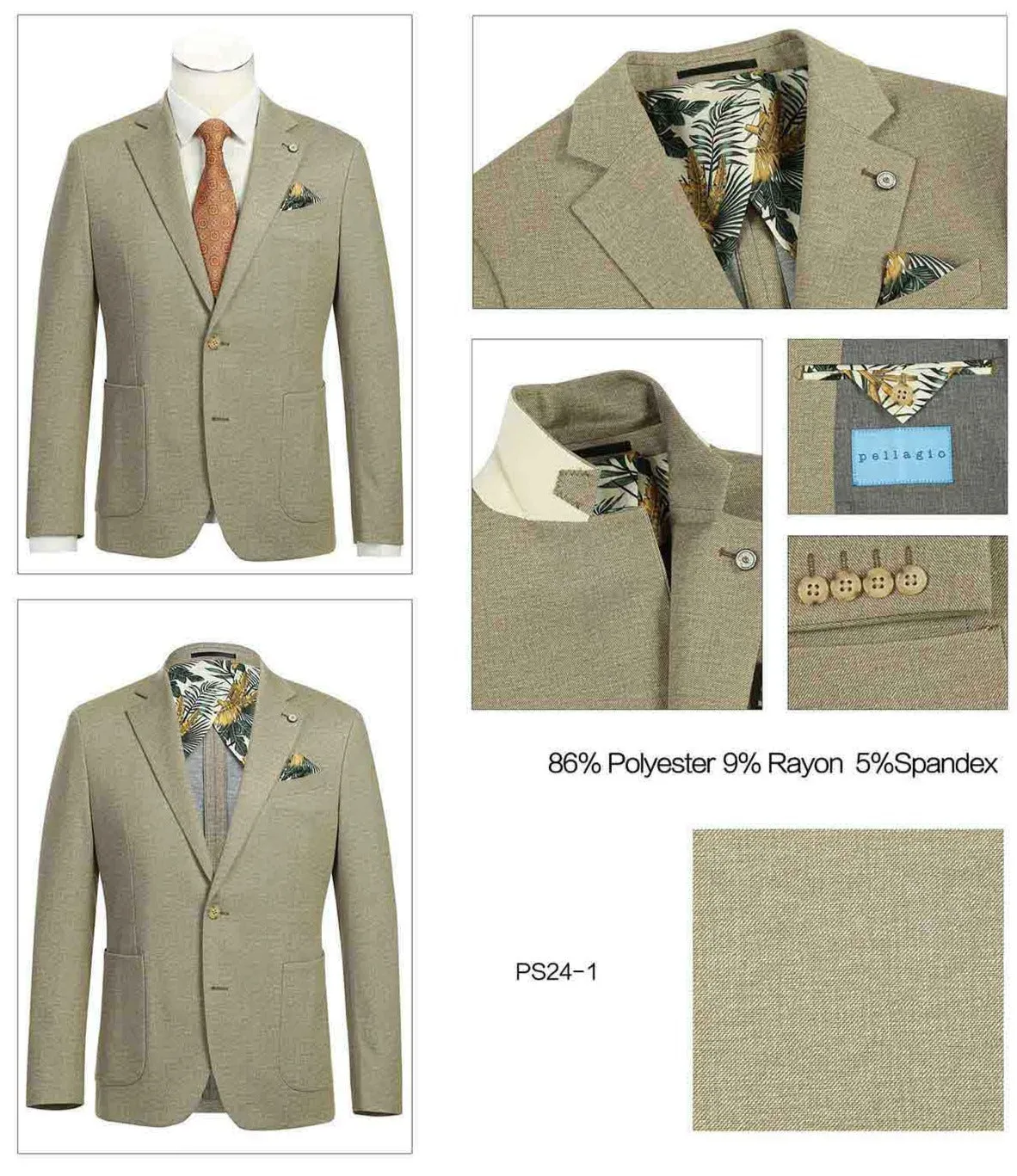 Pellagio Riserva JKT Sports Coat PS24-1