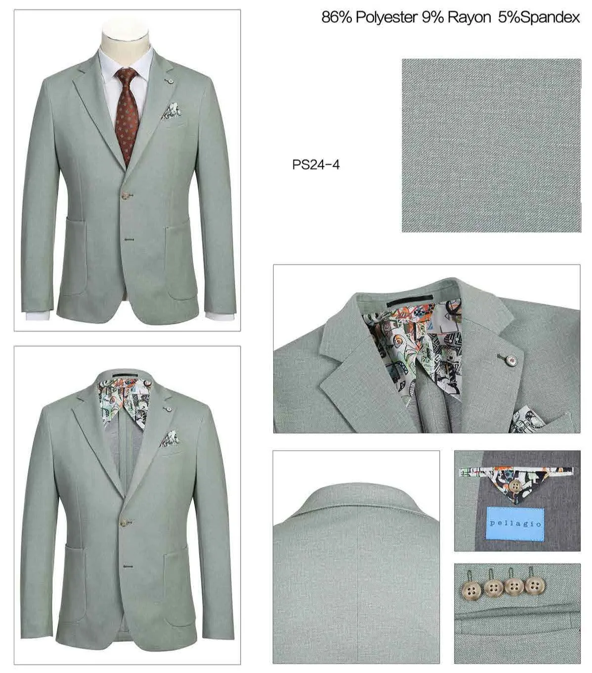 Pellagio Riserva JKT Sports Coat PS24-4