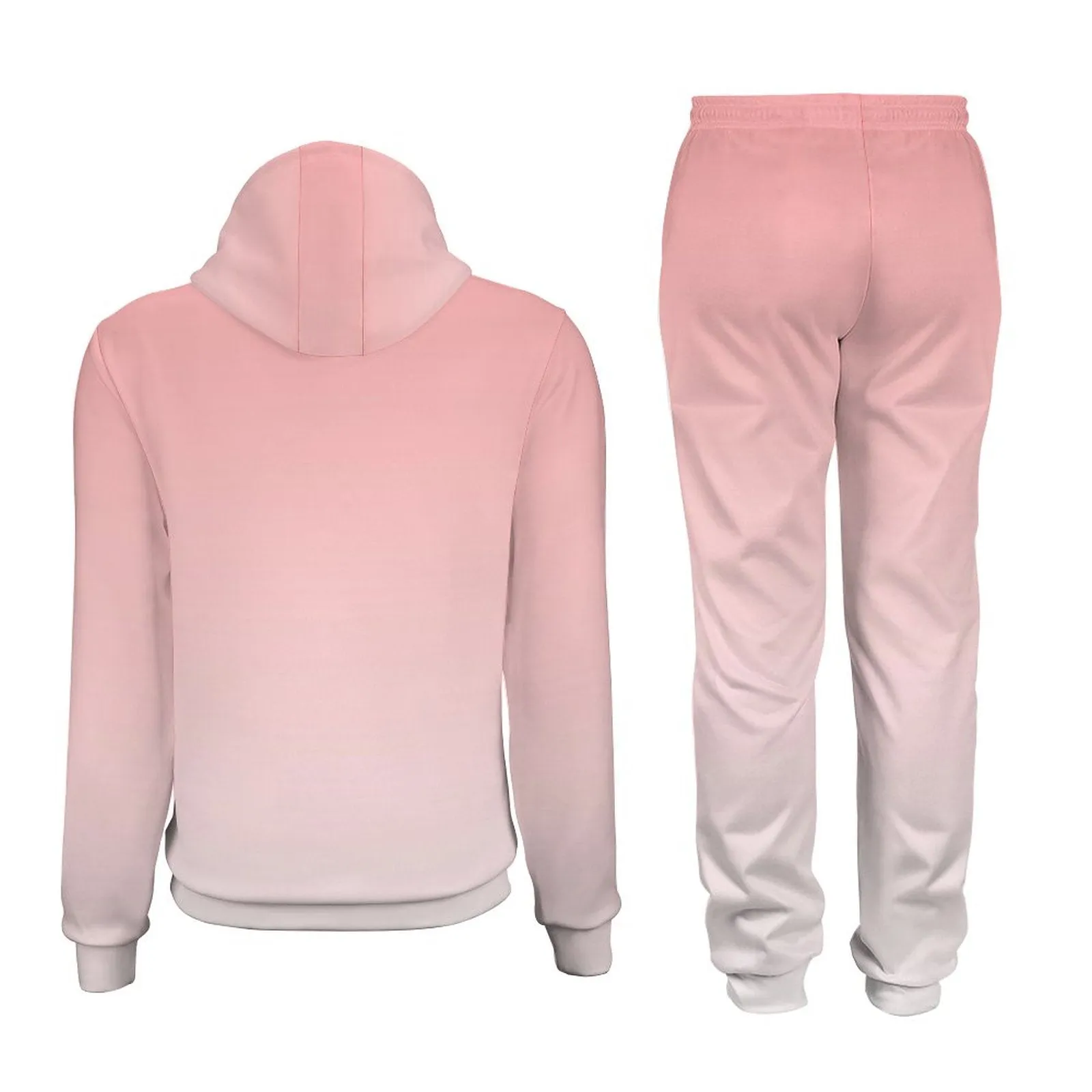 Personalize This Hoodie & Joggers Set-S to 5XL-Pink