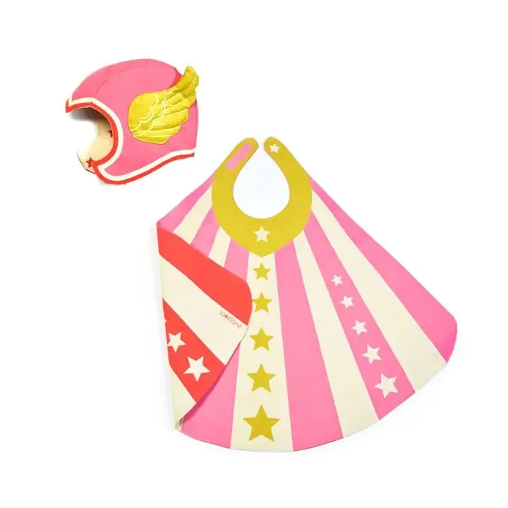 Pink Flying Super Hero Set