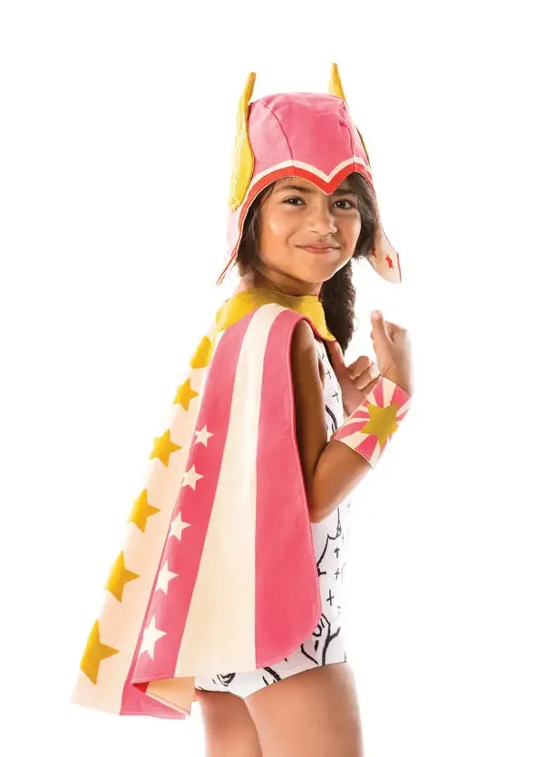 Pink Flying Super Hero Set