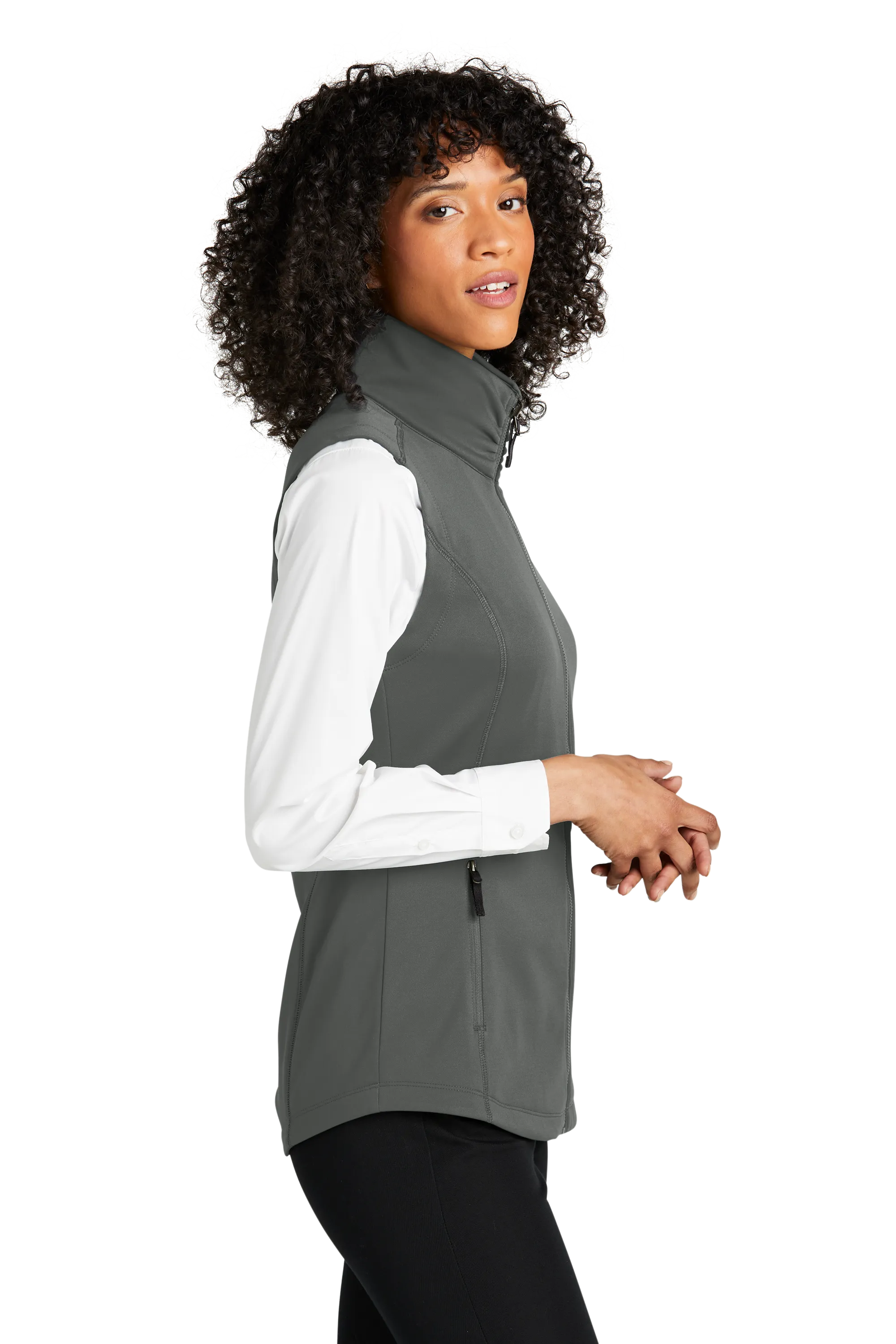 Port Authority® Women's Collective Smooth Fleece Vest - Graphite