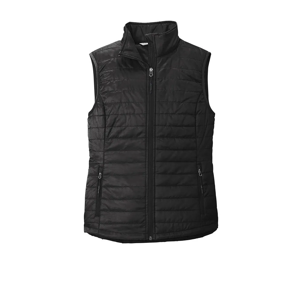 Port Authority® Women's Packable Puffy Vest - Deep Black