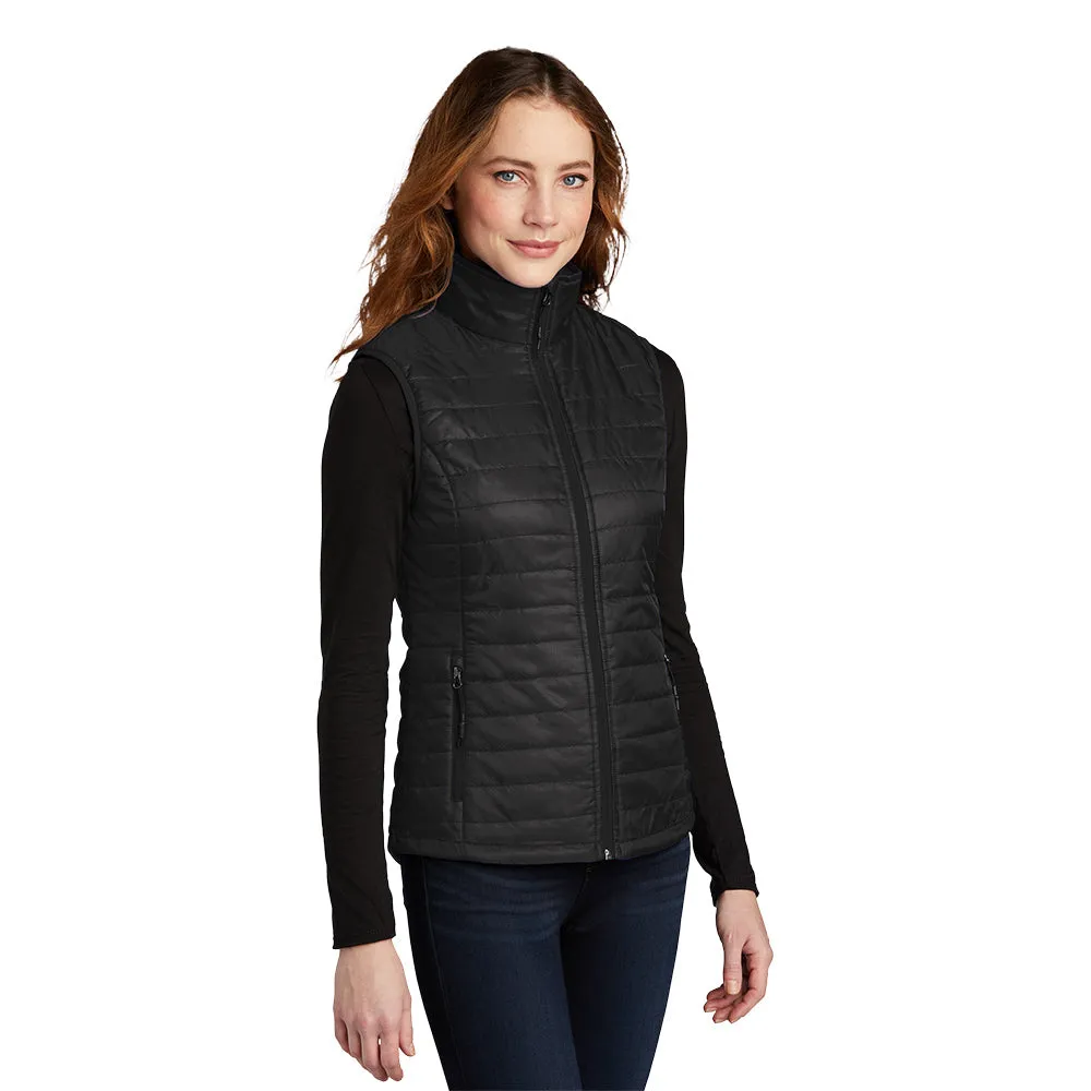 Port Authority® Women's Packable Puffy Vest - Deep Black