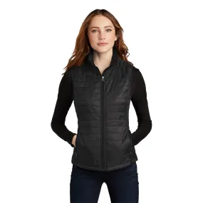 Port Authority® Women's Packable Puffy Vest - Deep Black