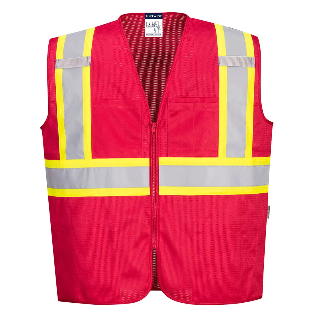 PORTWEST® High Visibility Lightweight Mesh Safety Vest - US391