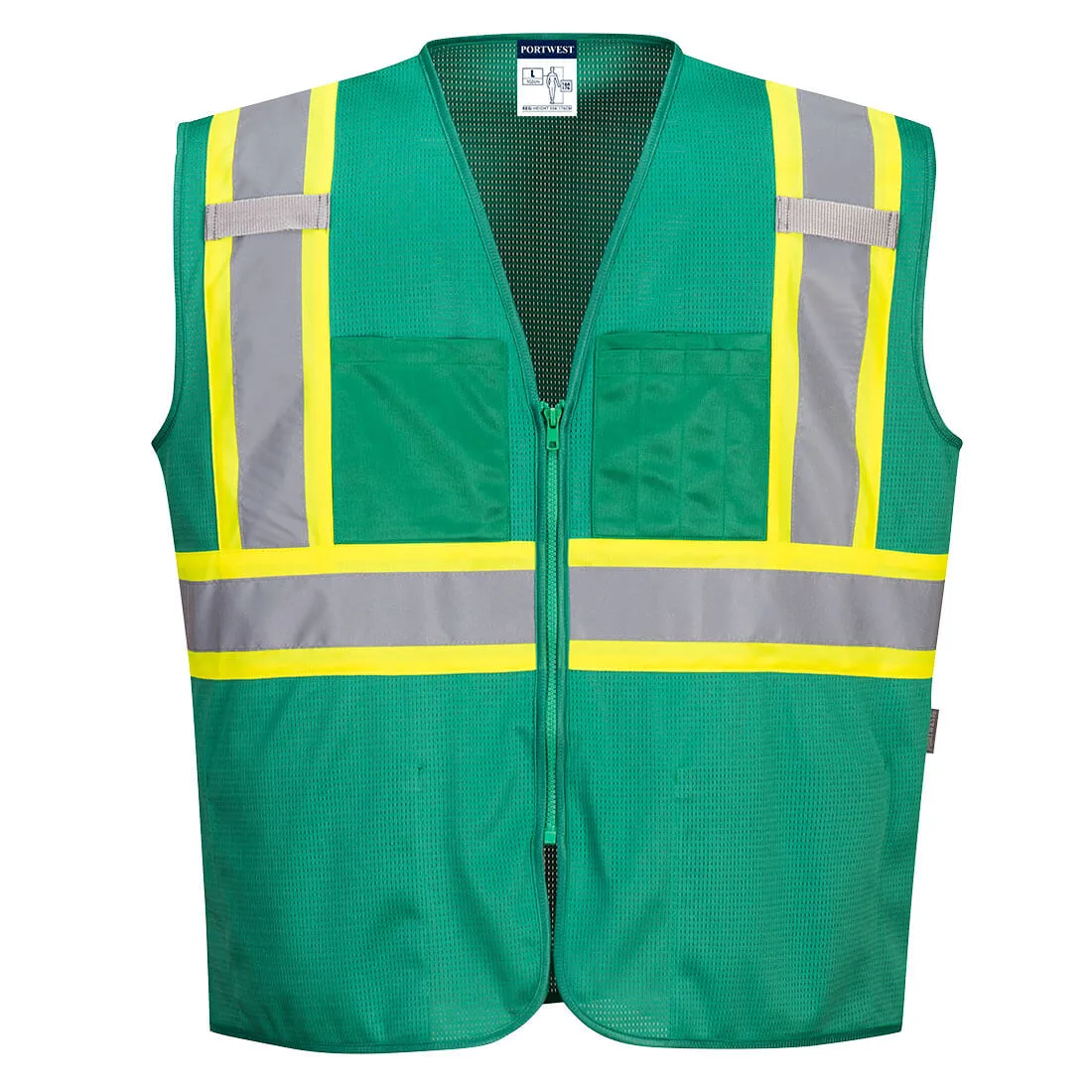 PORTWEST® High Visibility Lightweight Mesh Safety Vest - US391