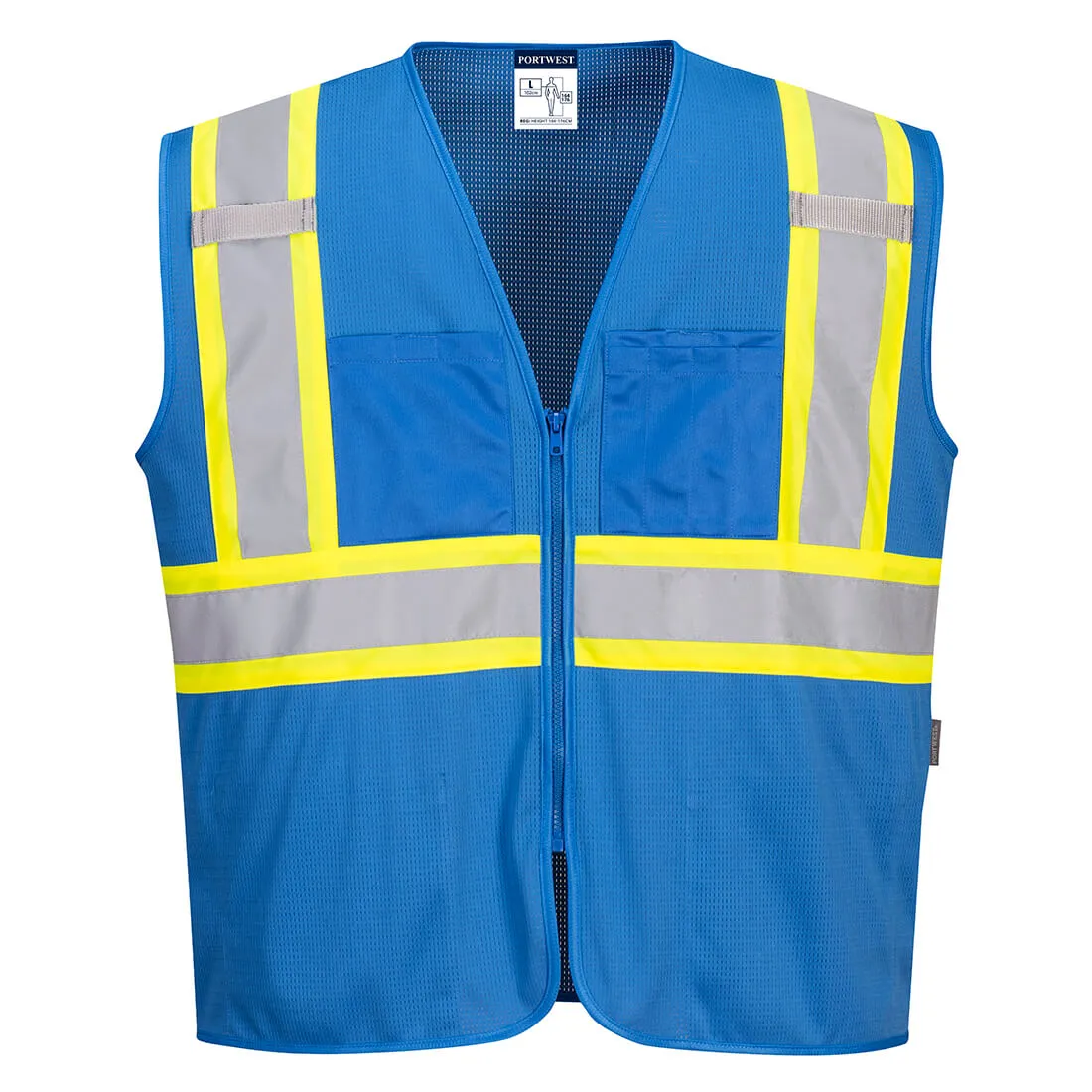 PORTWEST® High Visibility Lightweight Mesh Safety Vest - US391