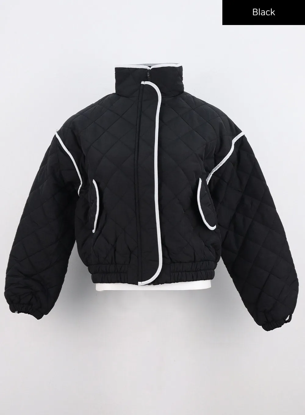 Quilted Zip-Up Jacket CN303