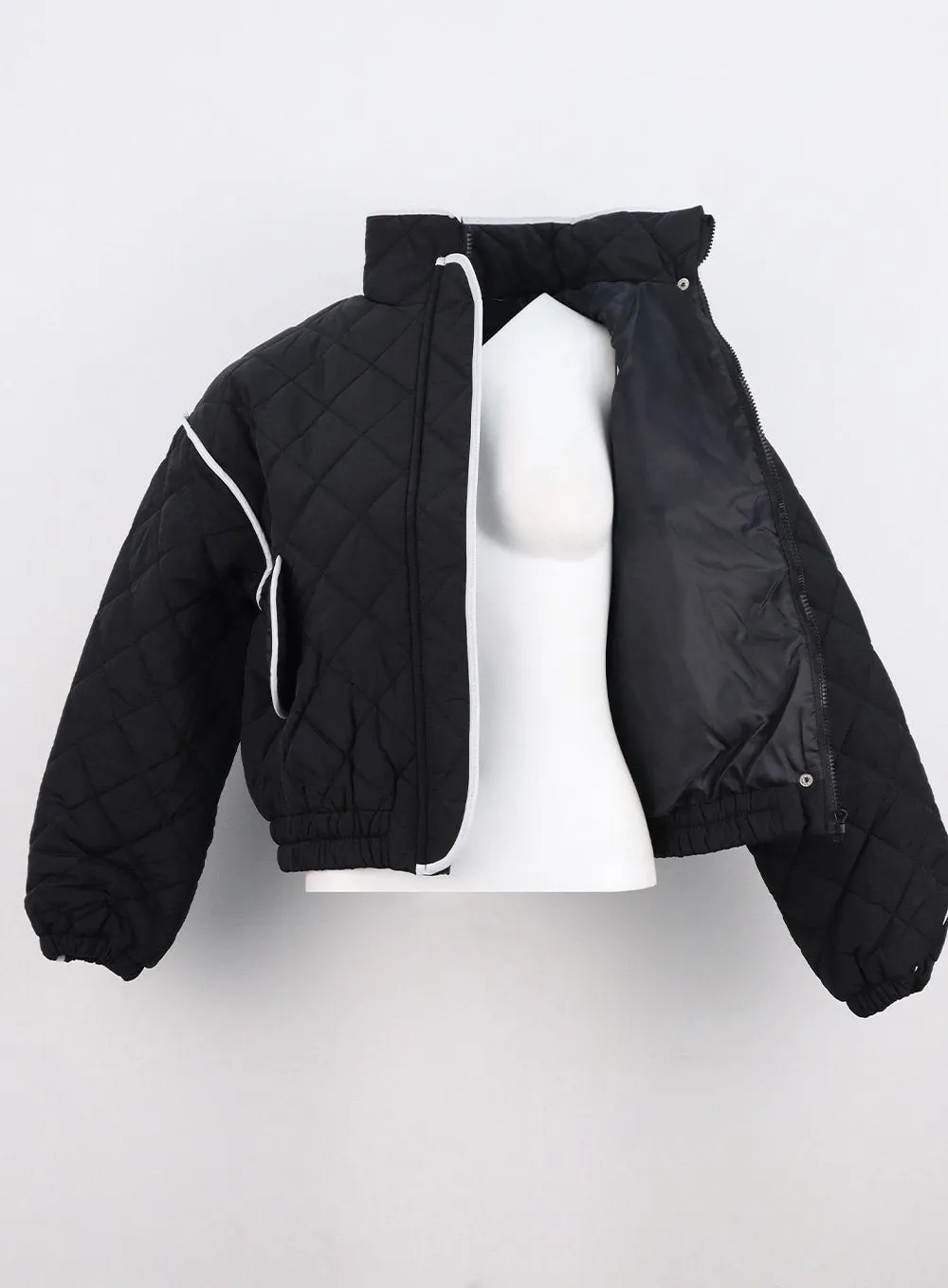 Quilted Zip-Up Jacket CN303