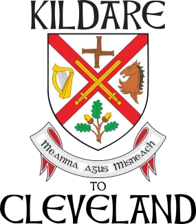 "Kildare to Cle" Irish Counties Design on Gray