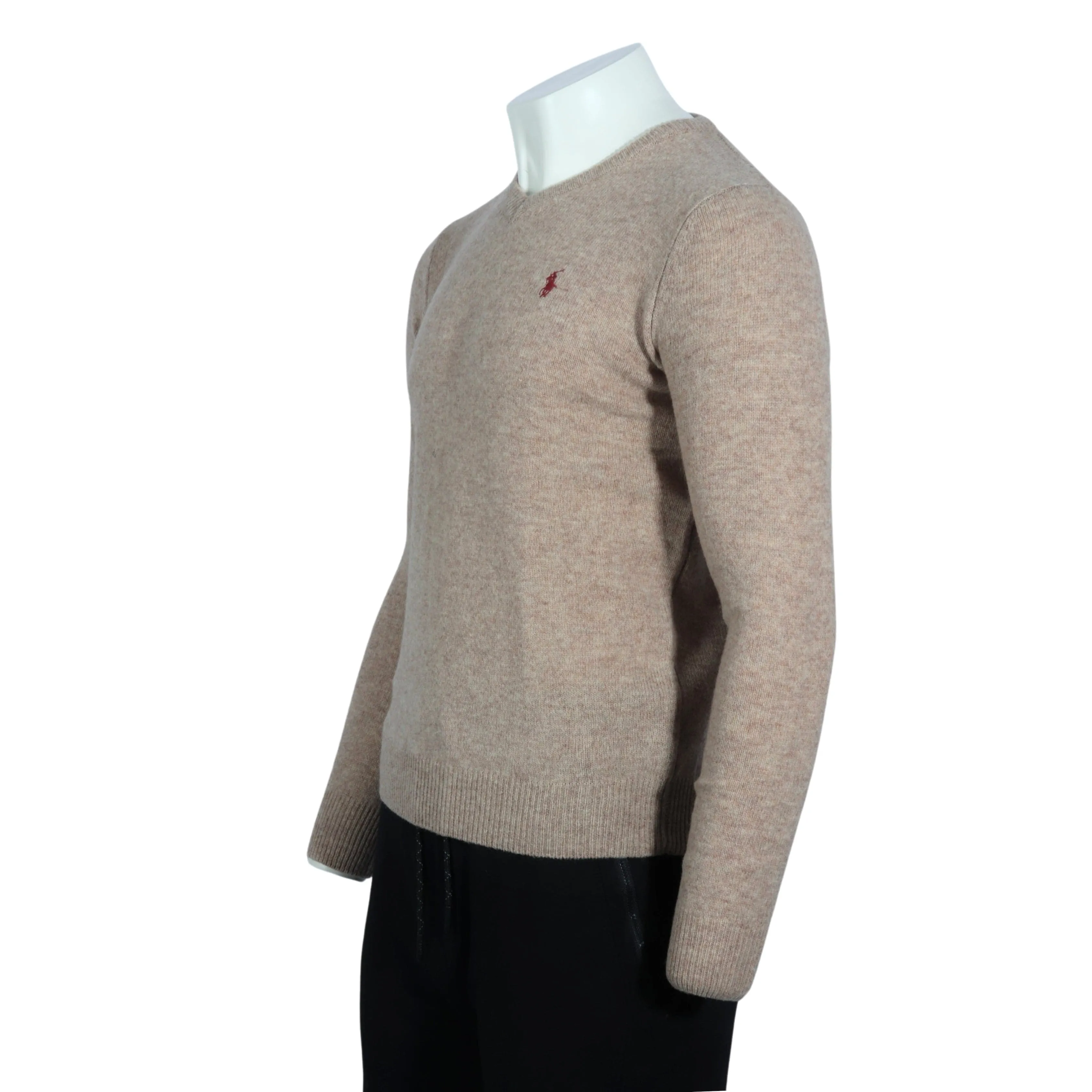 RALPH LAUREN -  Wool Polo sweater