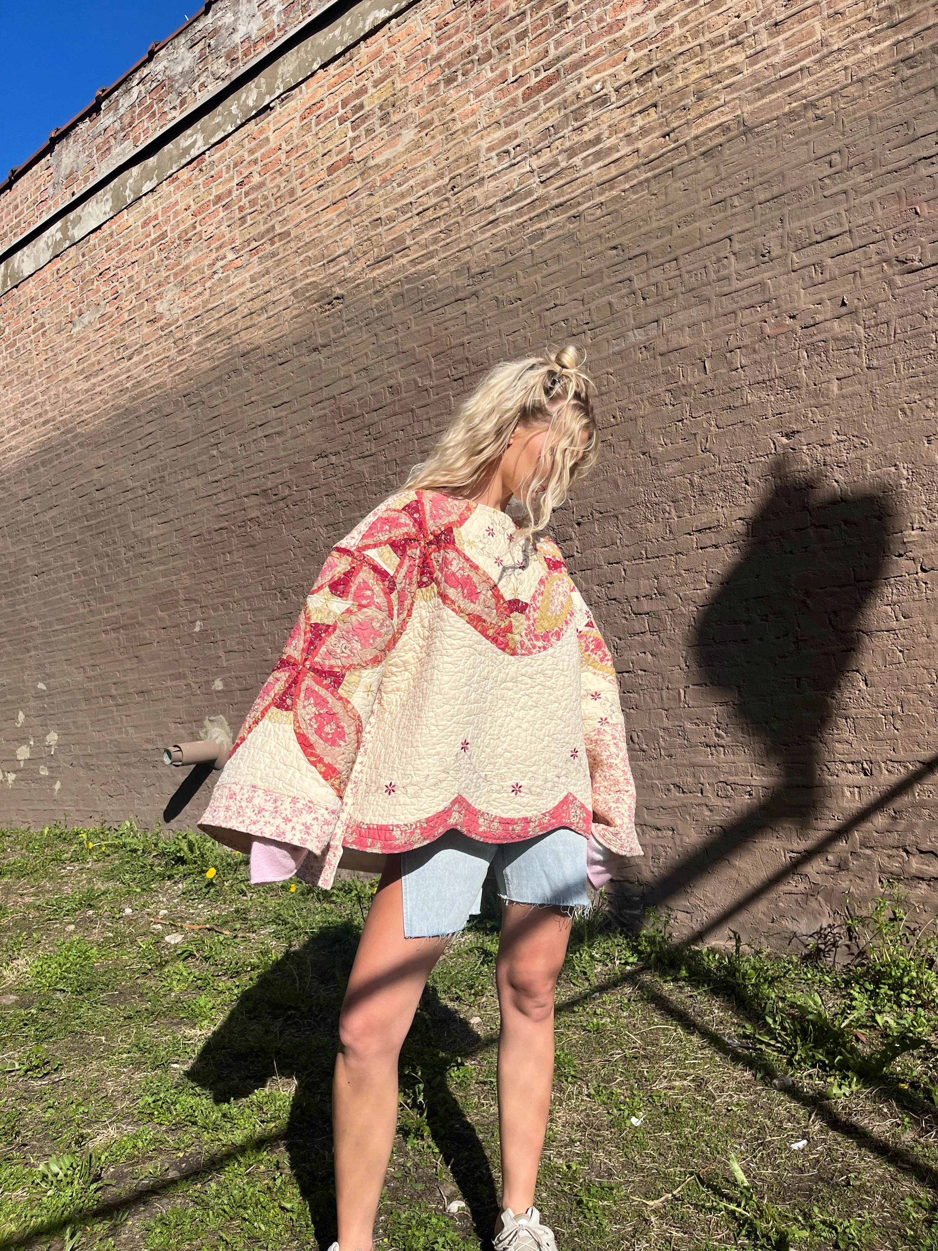 Reclaimed Strawberry Shortie Pullover