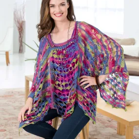 Red Heart Crochet Light & Lacy Poncho