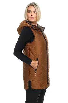 Reversible Puffer Tunic Vest