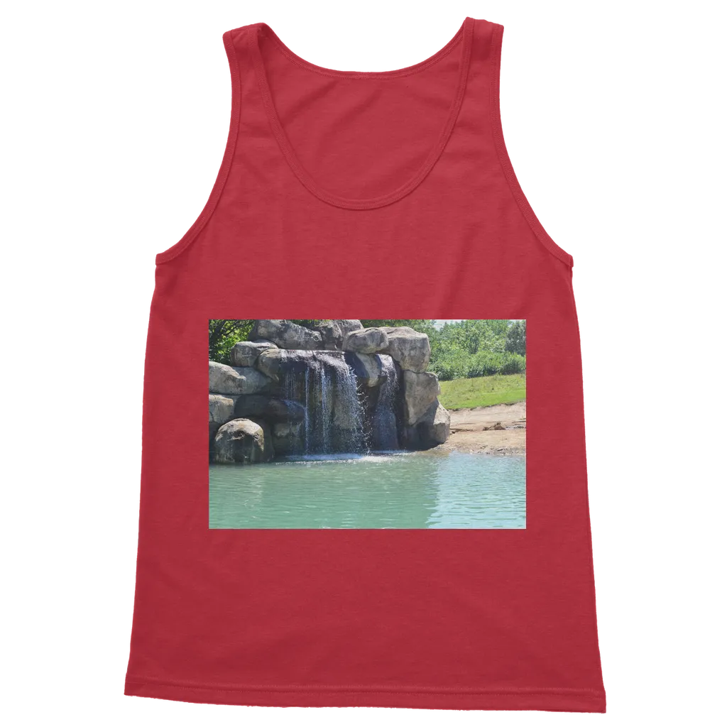 Rock Waterfall Classic Adult Vest Top