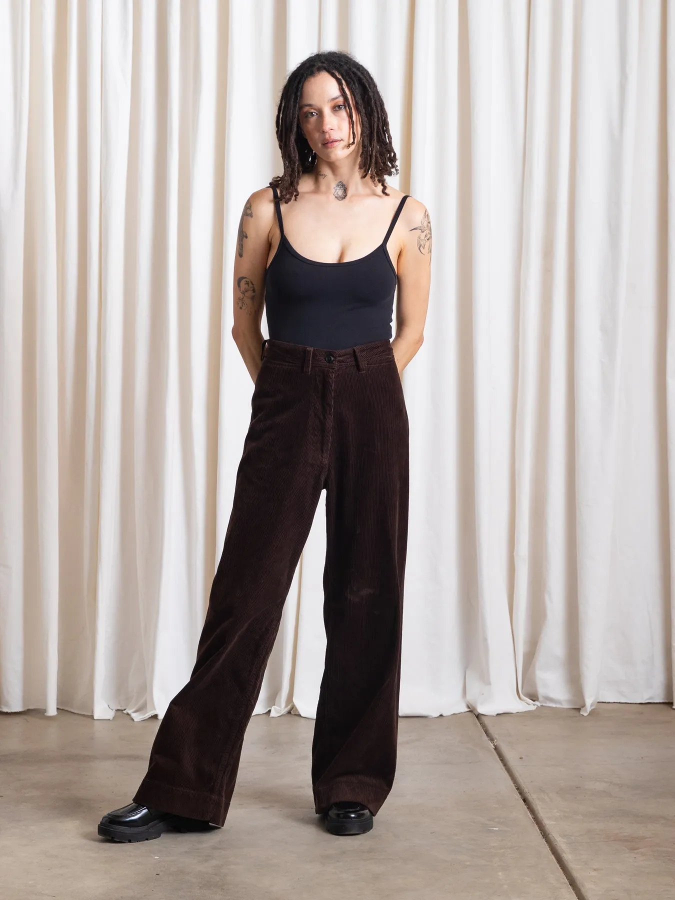 SAILOR PANT - CHOCOLATE CORDUROY