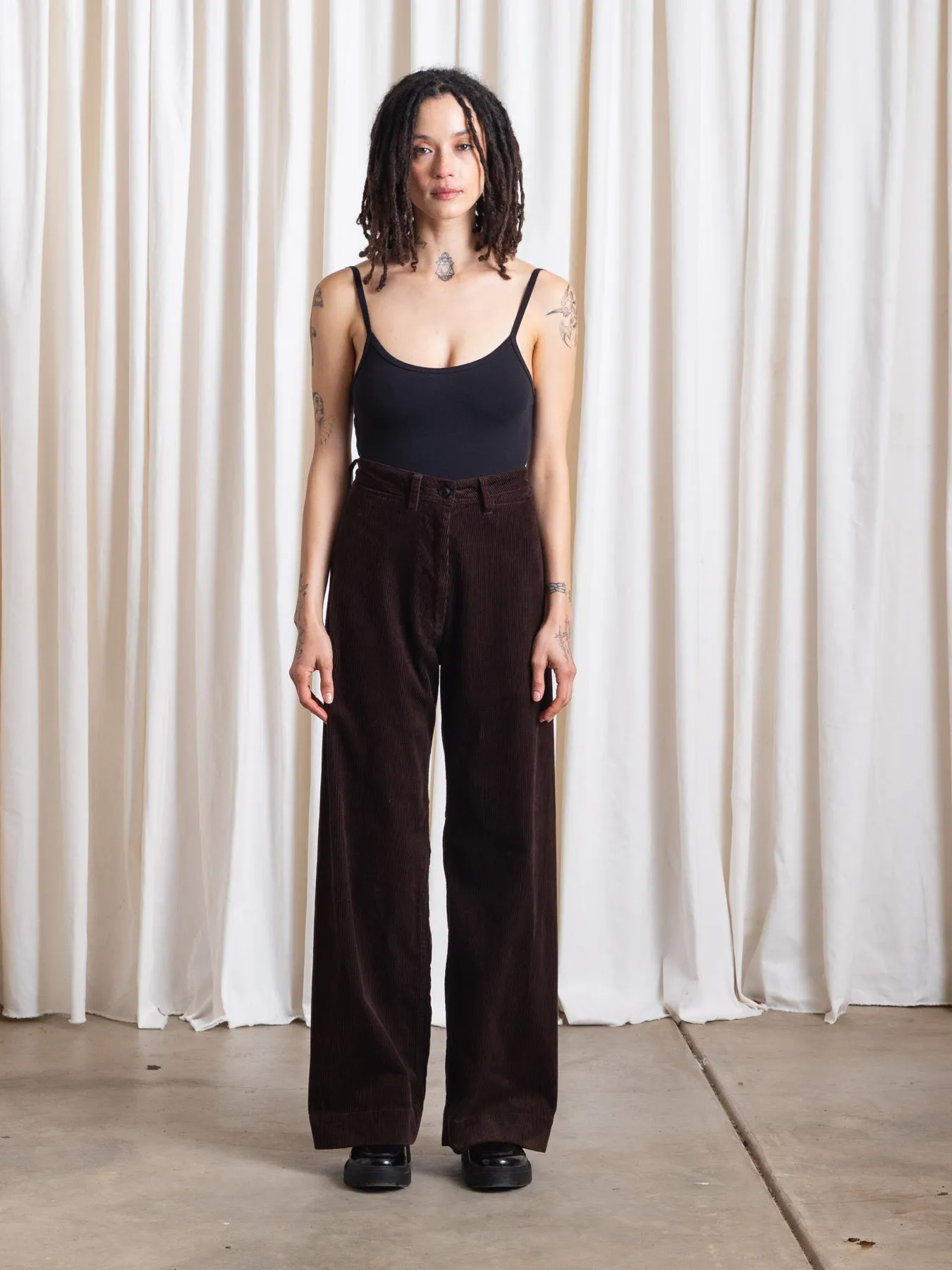 SAILOR PANT - CHOCOLATE CORDUROY