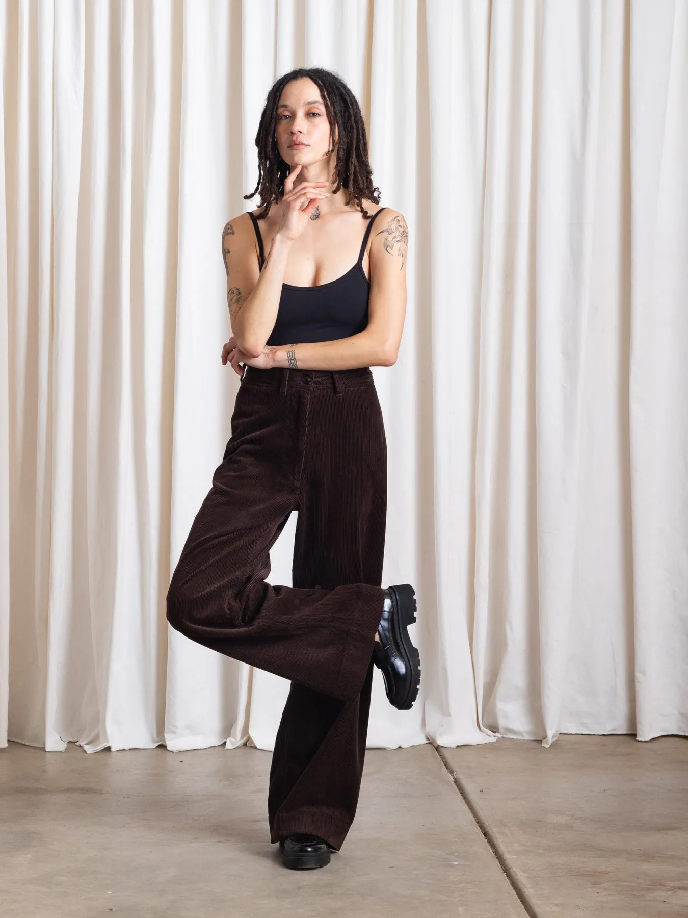 SAILOR PANT - CHOCOLATE CORDUROY