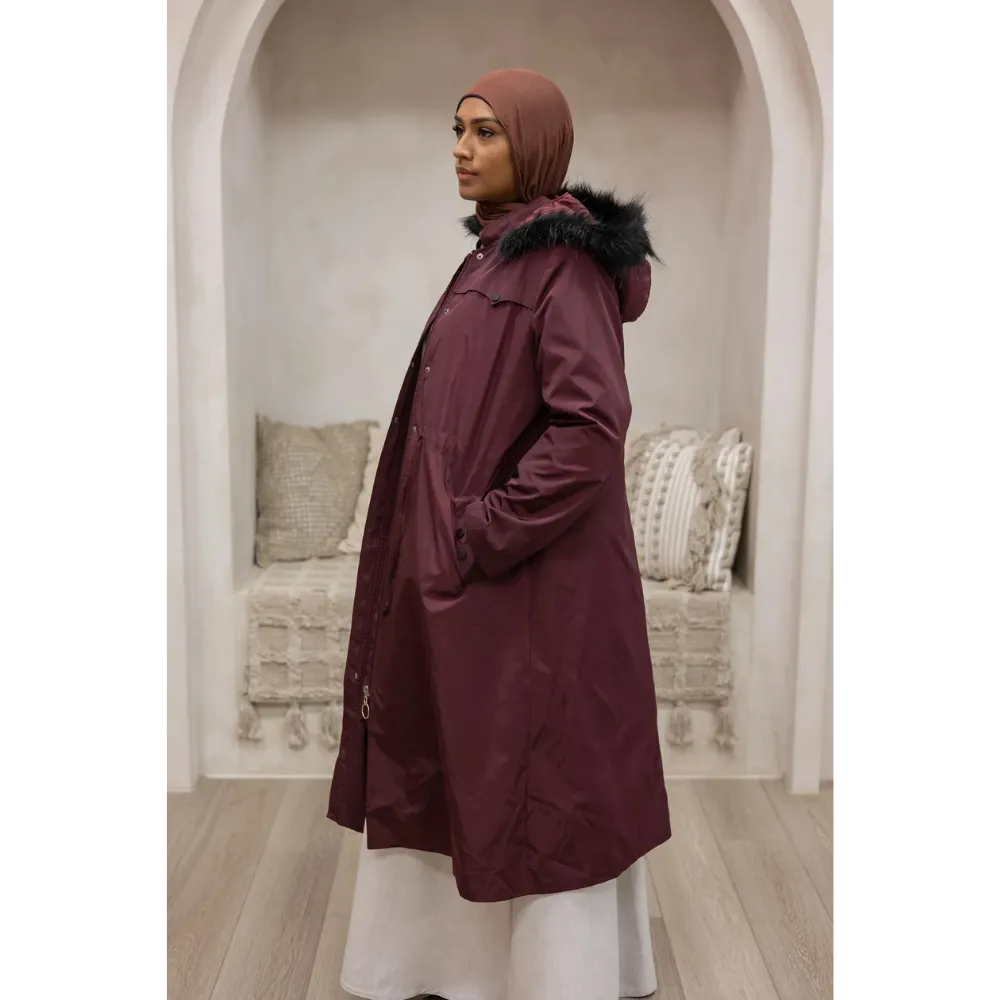 SALE Outerwear Purple Benguen Turkish Winter Jackets