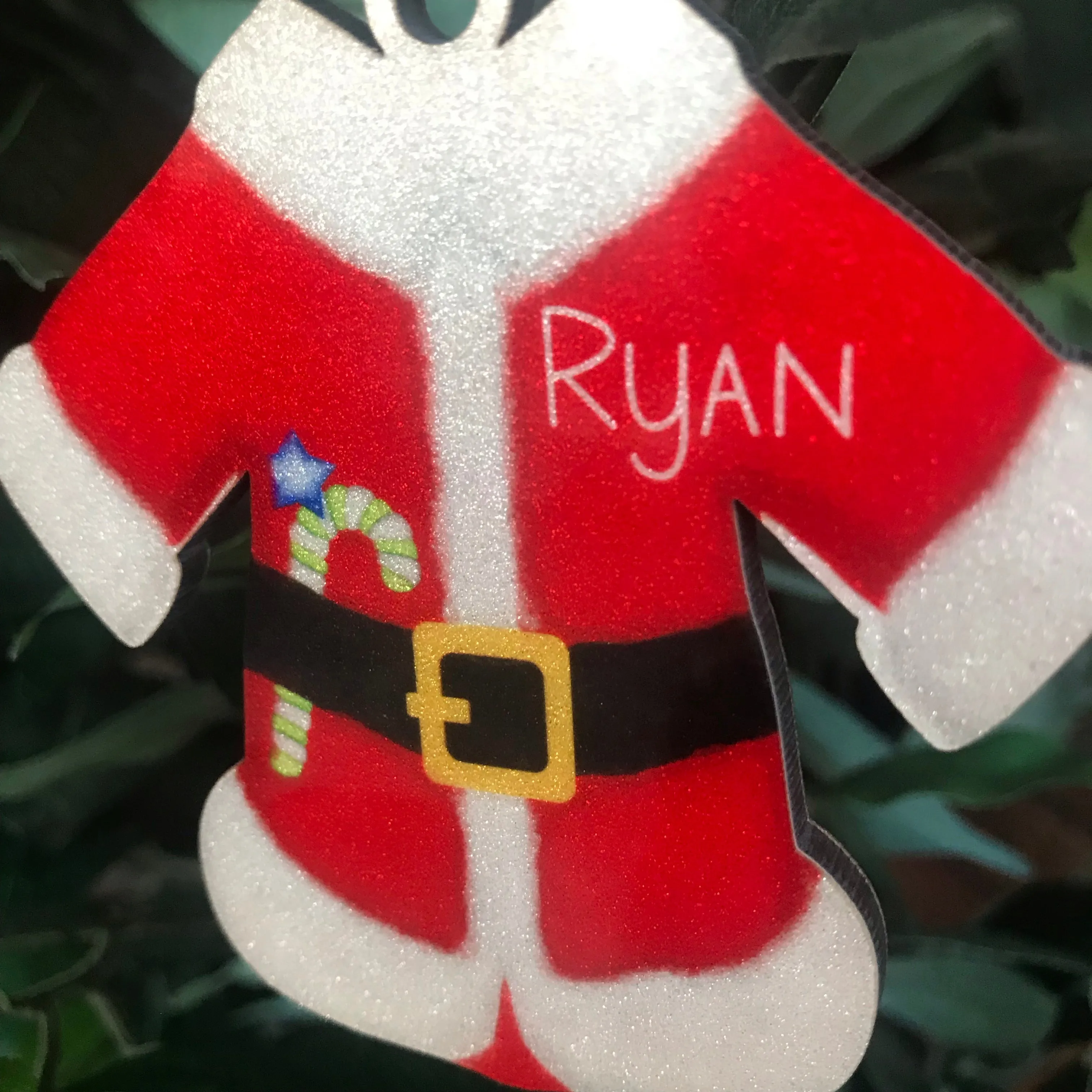 Santa Coat Christmas Hanging Decoration