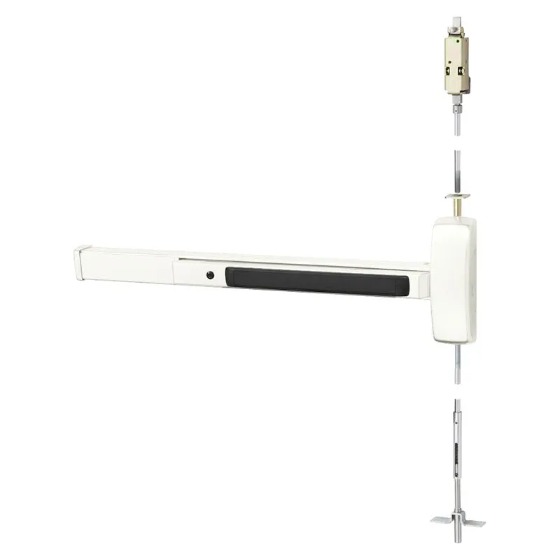 Sargent AD8610F-36 Concealed Vertical Rod Exit Device, Exit Only, Multi-Function, For 1 3/4" Tk Aluminum Doors, 33-36" Dr Width, 84" up to 96" Door Ht