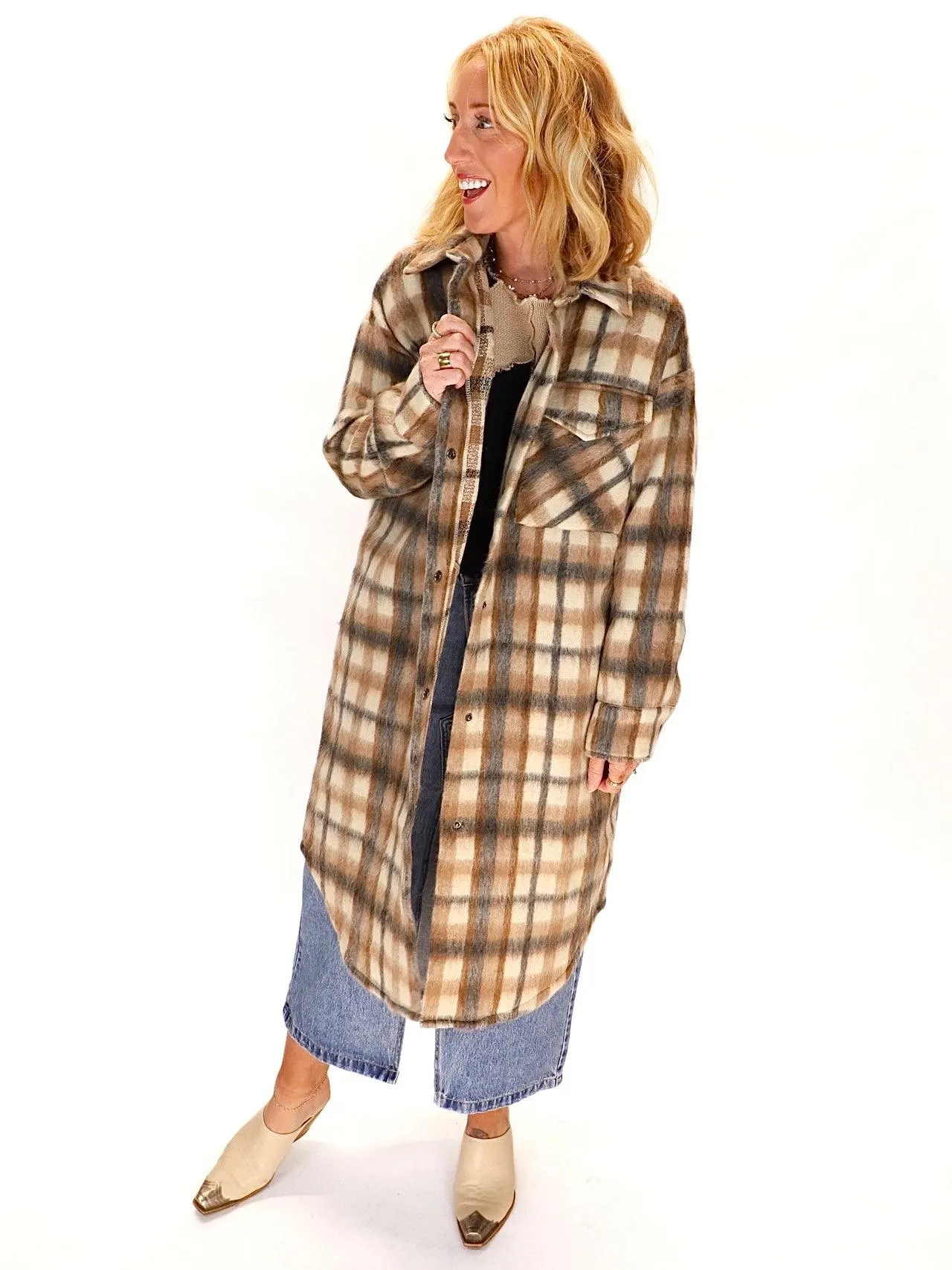 Shelton Plaid Shacket