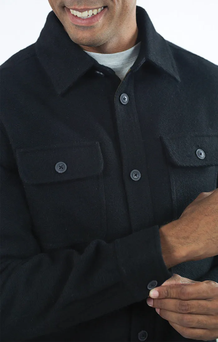 Sherpa Lined Wool Jacket