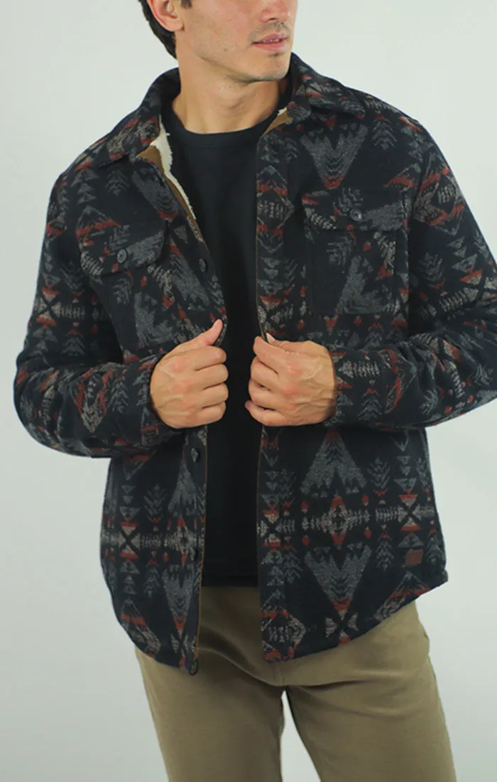 Sherpa Lined Wool Jacket