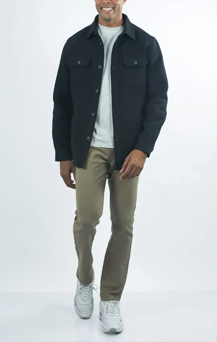 Sherpa Lined Wool Jacket