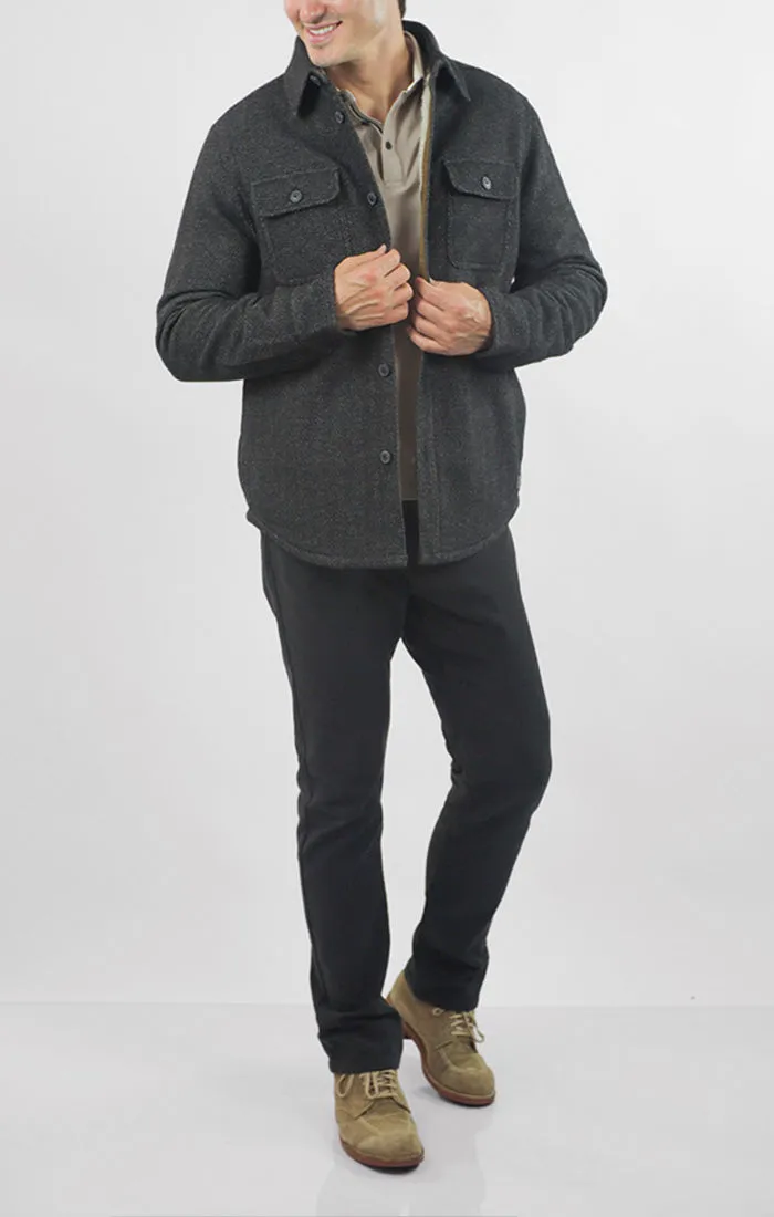 Sherpa Lined Wool Jacket