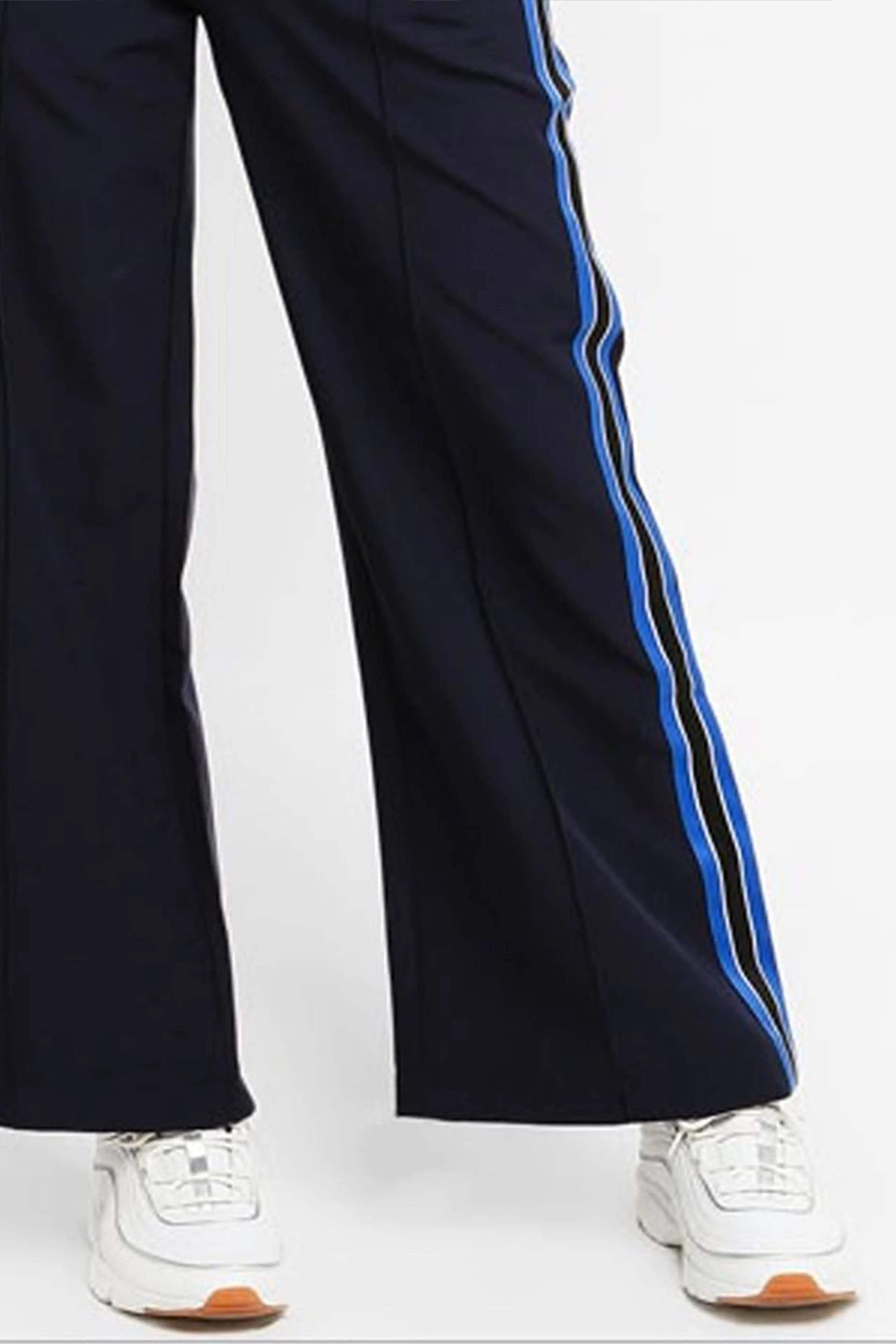 Side Stripe Boot Cut Pants