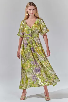 SILK LUREX JACQUARD MAXI